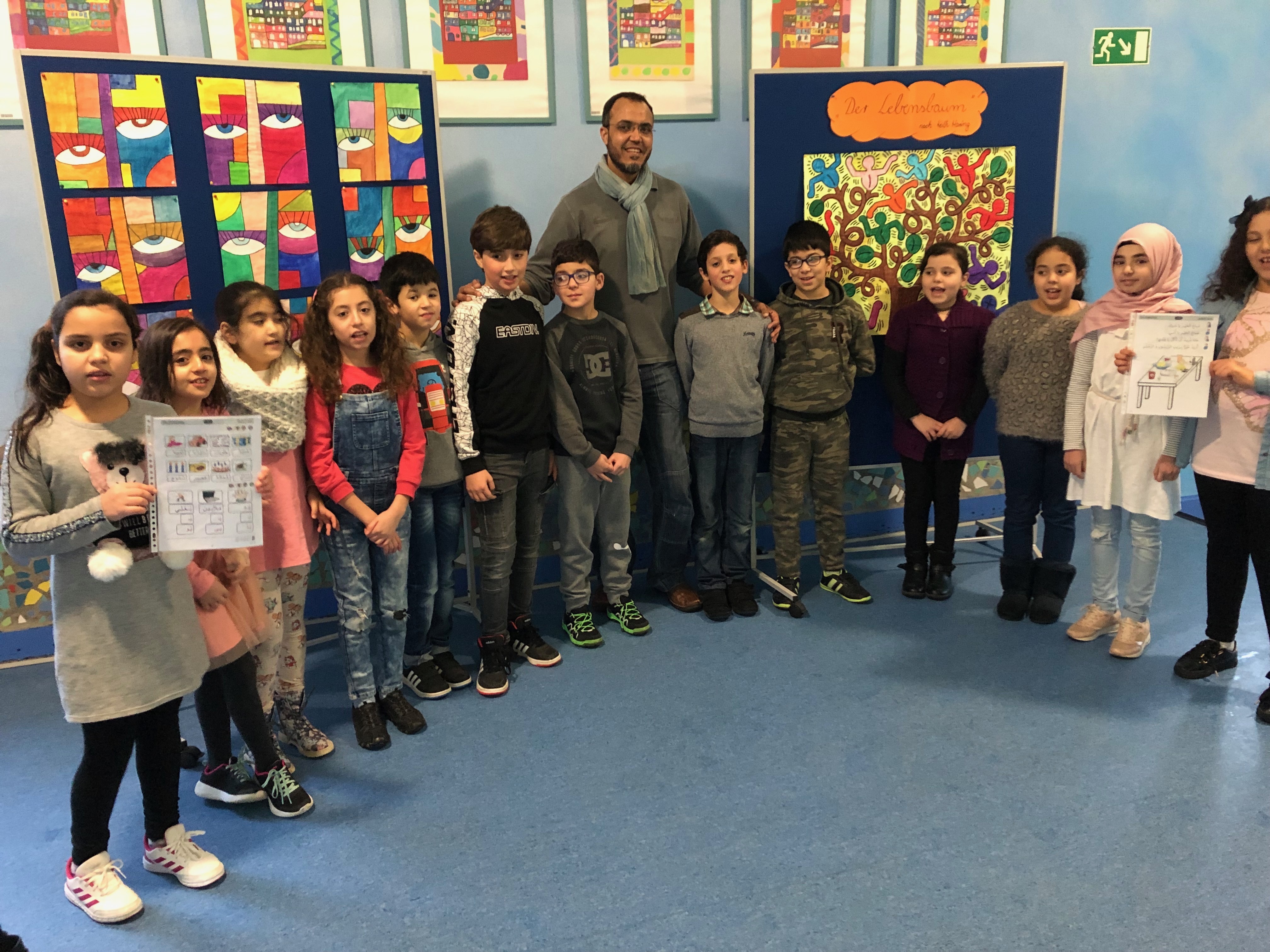 74 Grundschüler nehmen zweimal wöchentlich am herkunftsprachlichen Unterricht Arabisch teil.