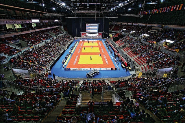 Judo-Fans bringen den ISS Dome zum Beben