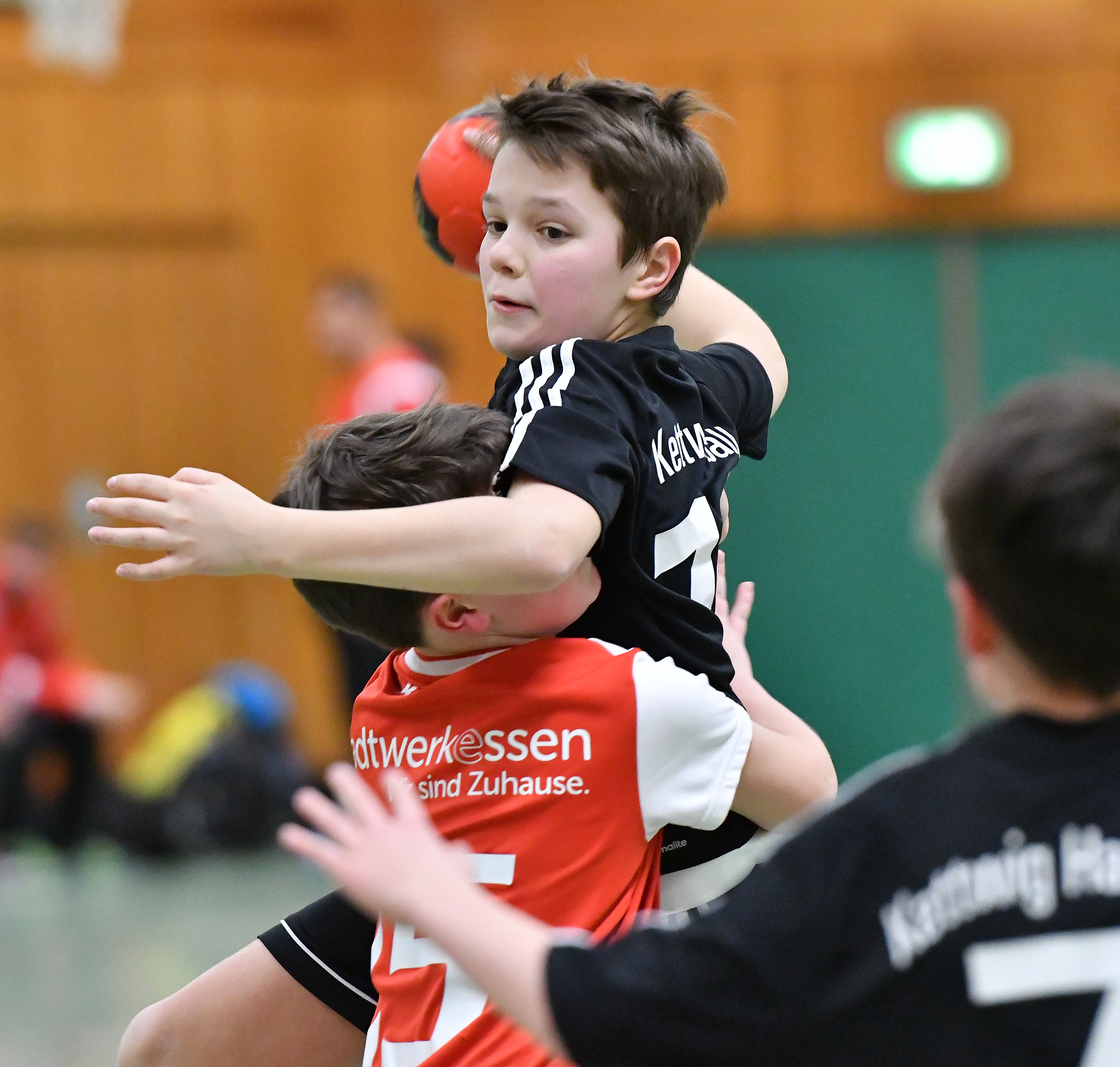Erstaunlich gut mithalten konnte die D-Jugend des Kettwiger SV.
Foto: Bangert