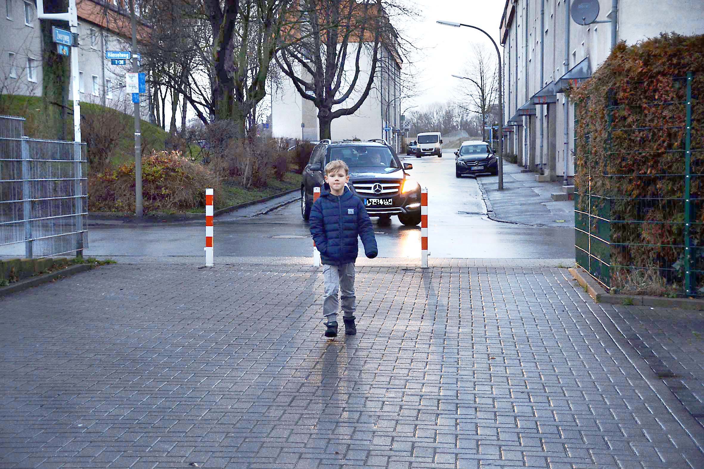 Noch können Kinder ungefährdet auf dem Zwergweg laufen.
