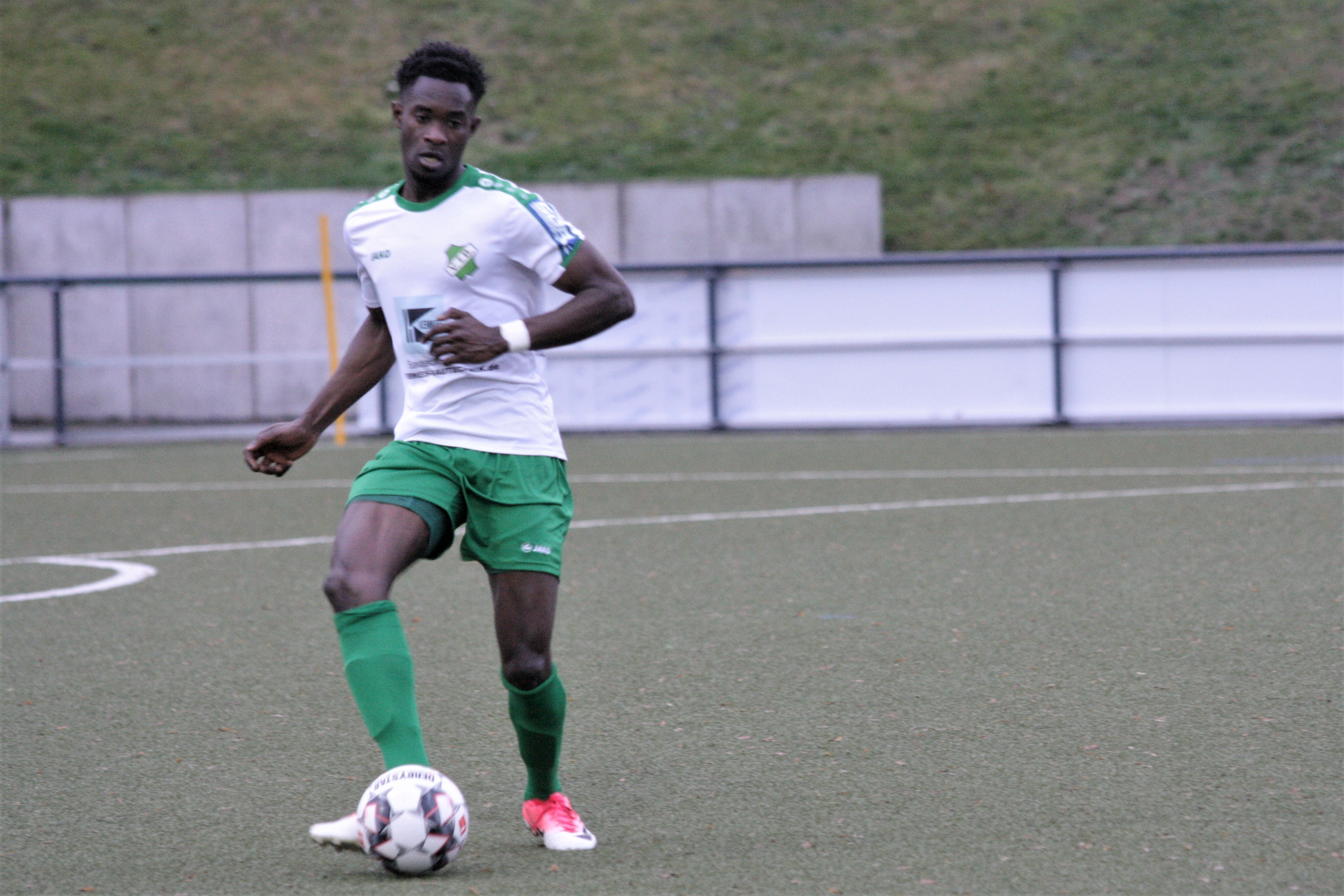 Maxwell Bimpek traf in Kleve zum 1:1.