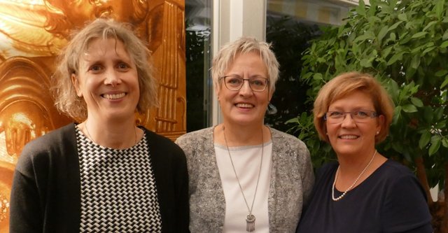 Von links nach rechts: Heide Großgarten, Christiane Bauer, Cornelia Rüping-Streuer