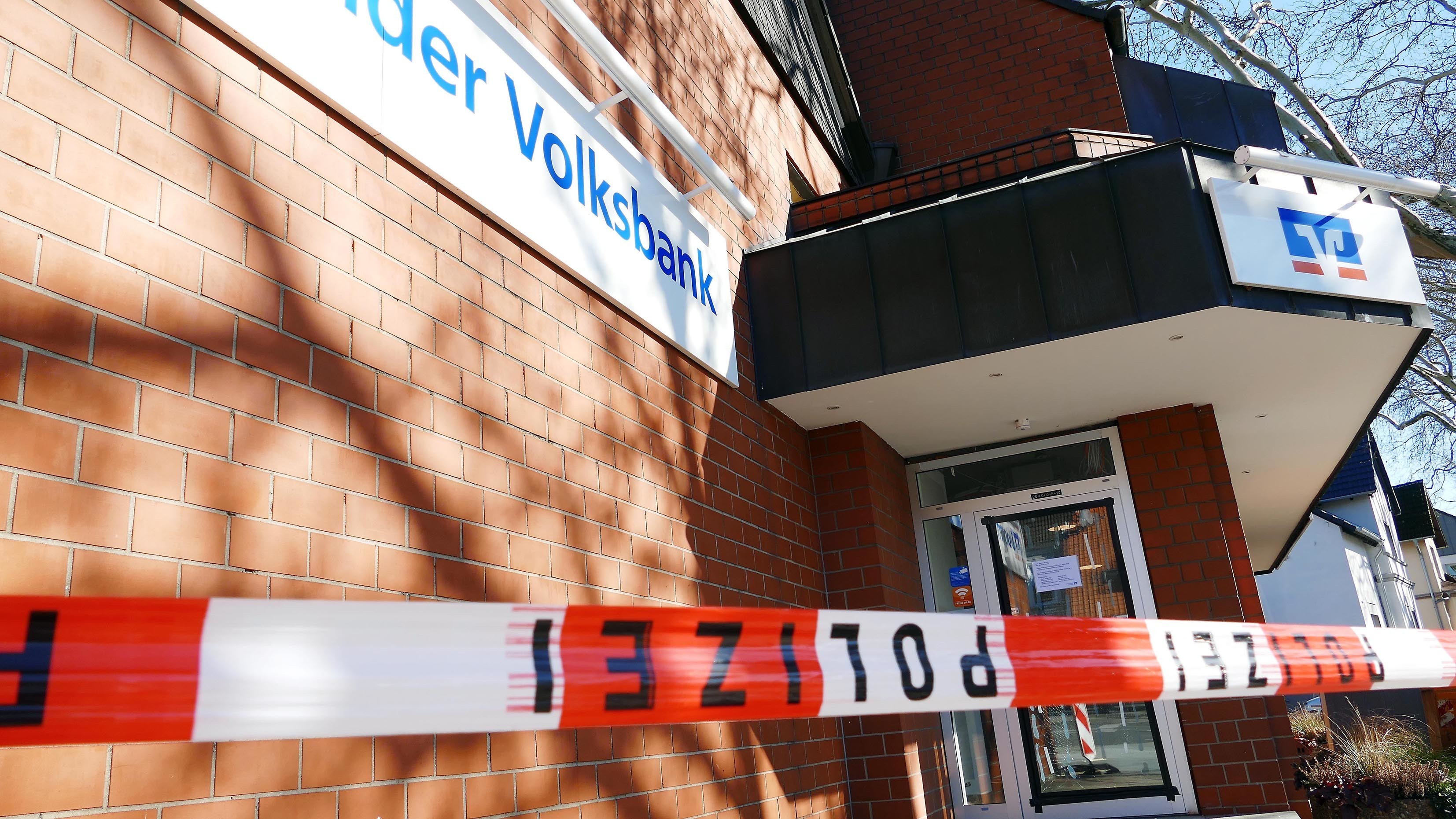 Die Volksbank-Filiale wird bis Anfang nächster Woche geschlossen bleiben.