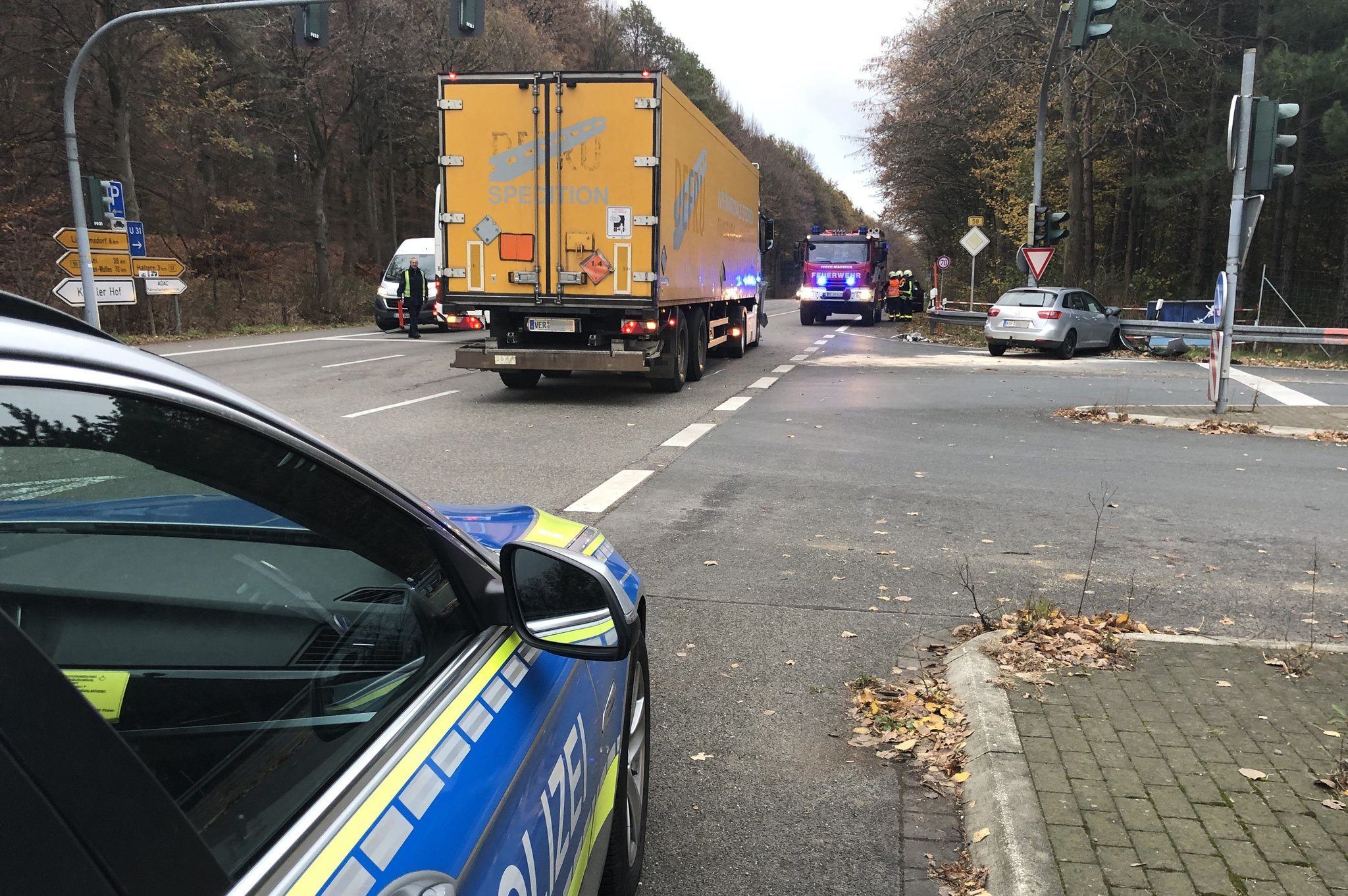 Die Anzahl der Verkehrsunfälle ist in Haltern um 24 Prozent von 917 (2017) auf 1138 gestiegen. Foto: Bludau (Archiv)