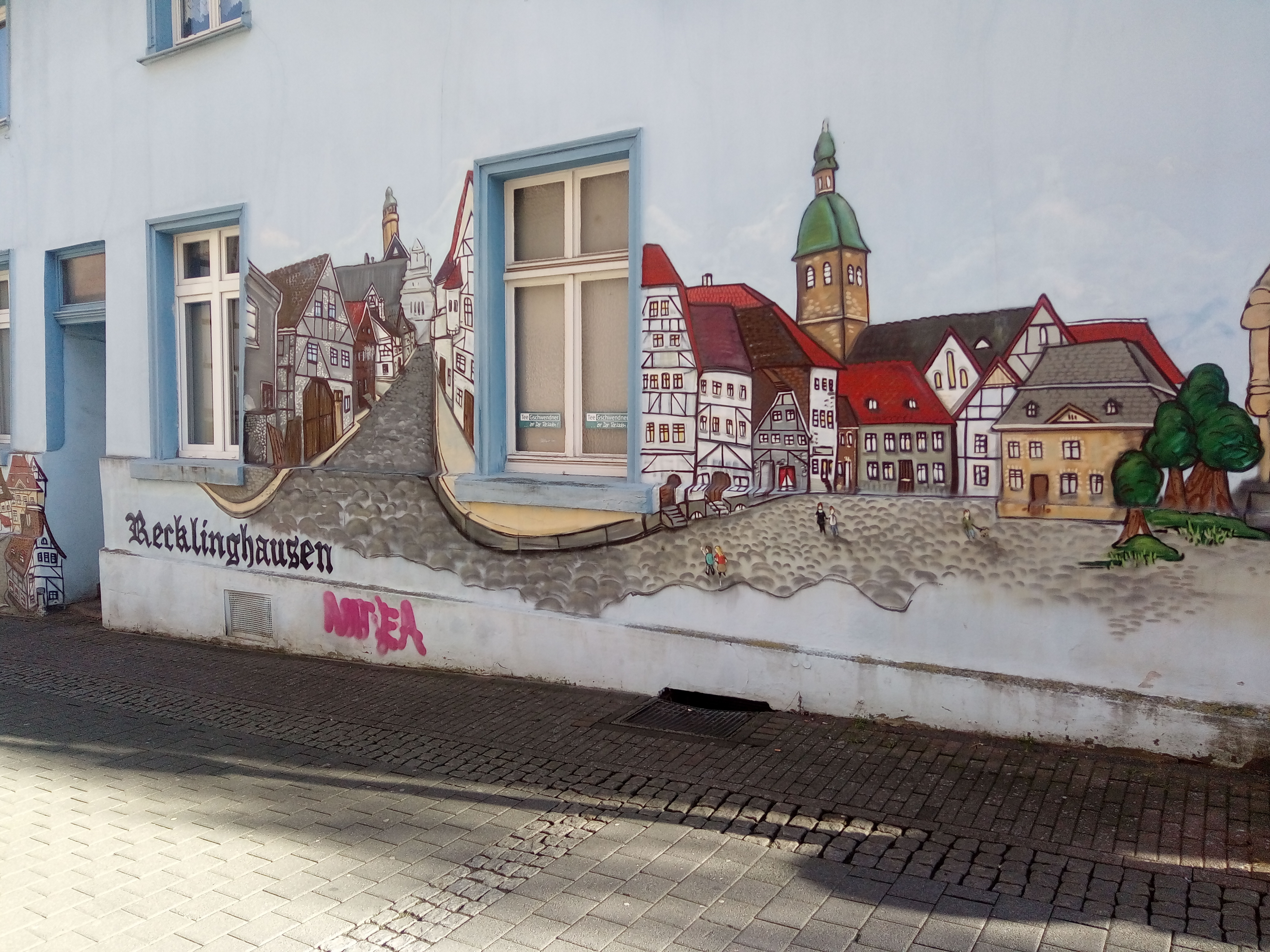 ja,
das ist ein ganz kleiner Teil aus dem Innenstadt-Bereich
von RE = Recklinghausen