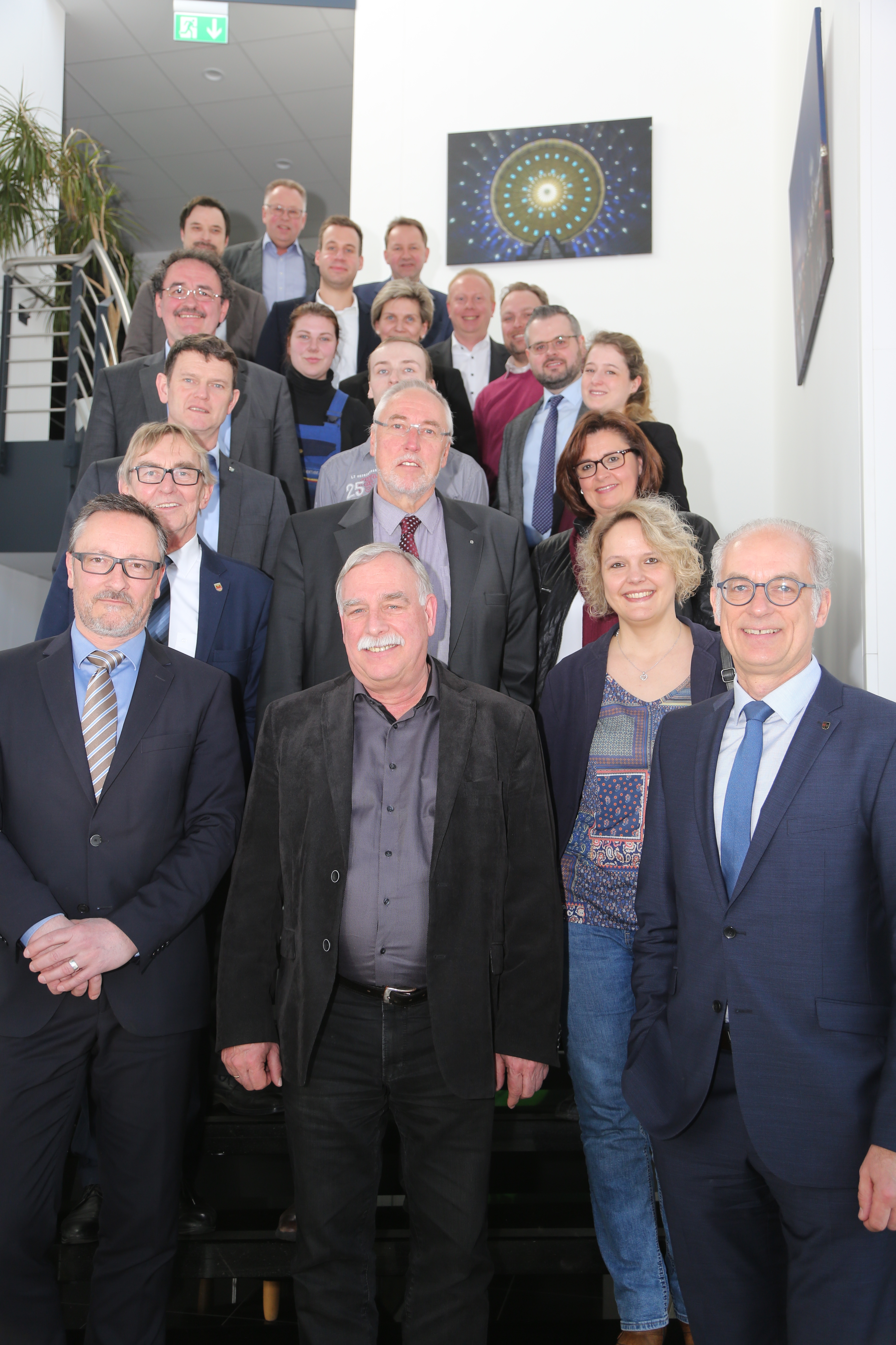 Schirmherren, Sponsoren und Organisatoren "stemmen" auch 2019 eine der größten Ausbildungs- und Studienbörsen der Region. Foto: Schulte