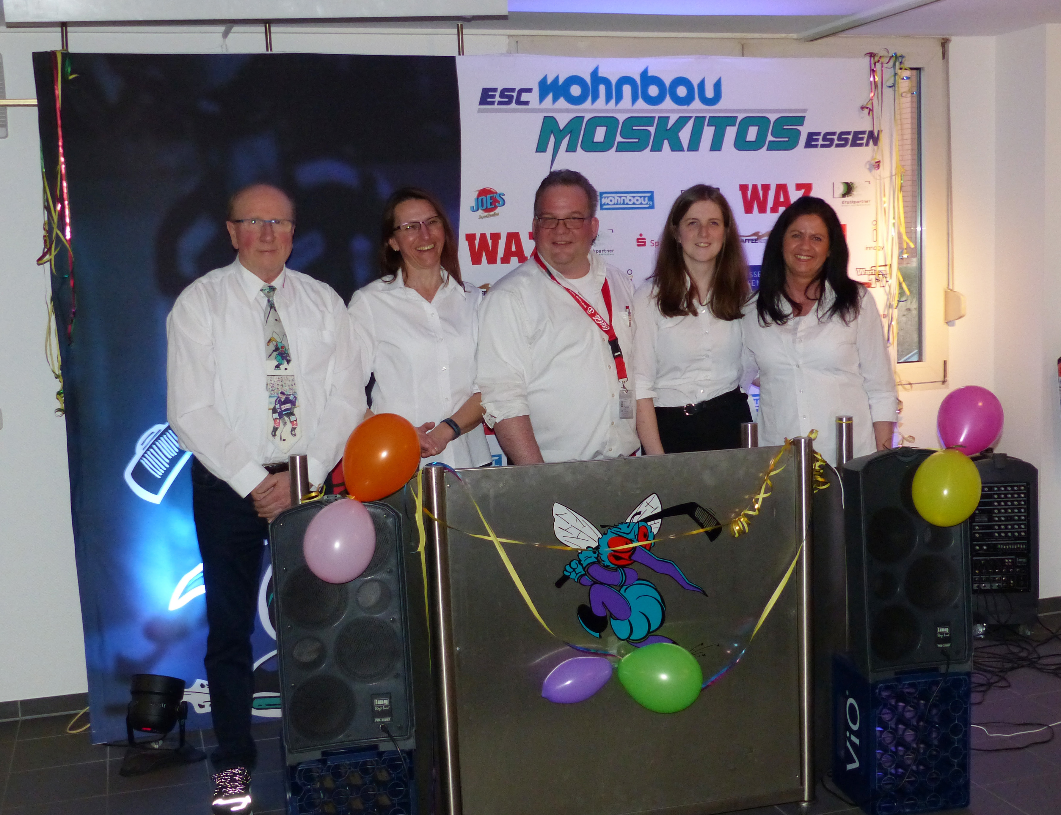 v.l.: Teamleiter Horst Verkamp, Anja Weidenfels, Patrick Grochowski, Linda Pings, Claudia Gienapp