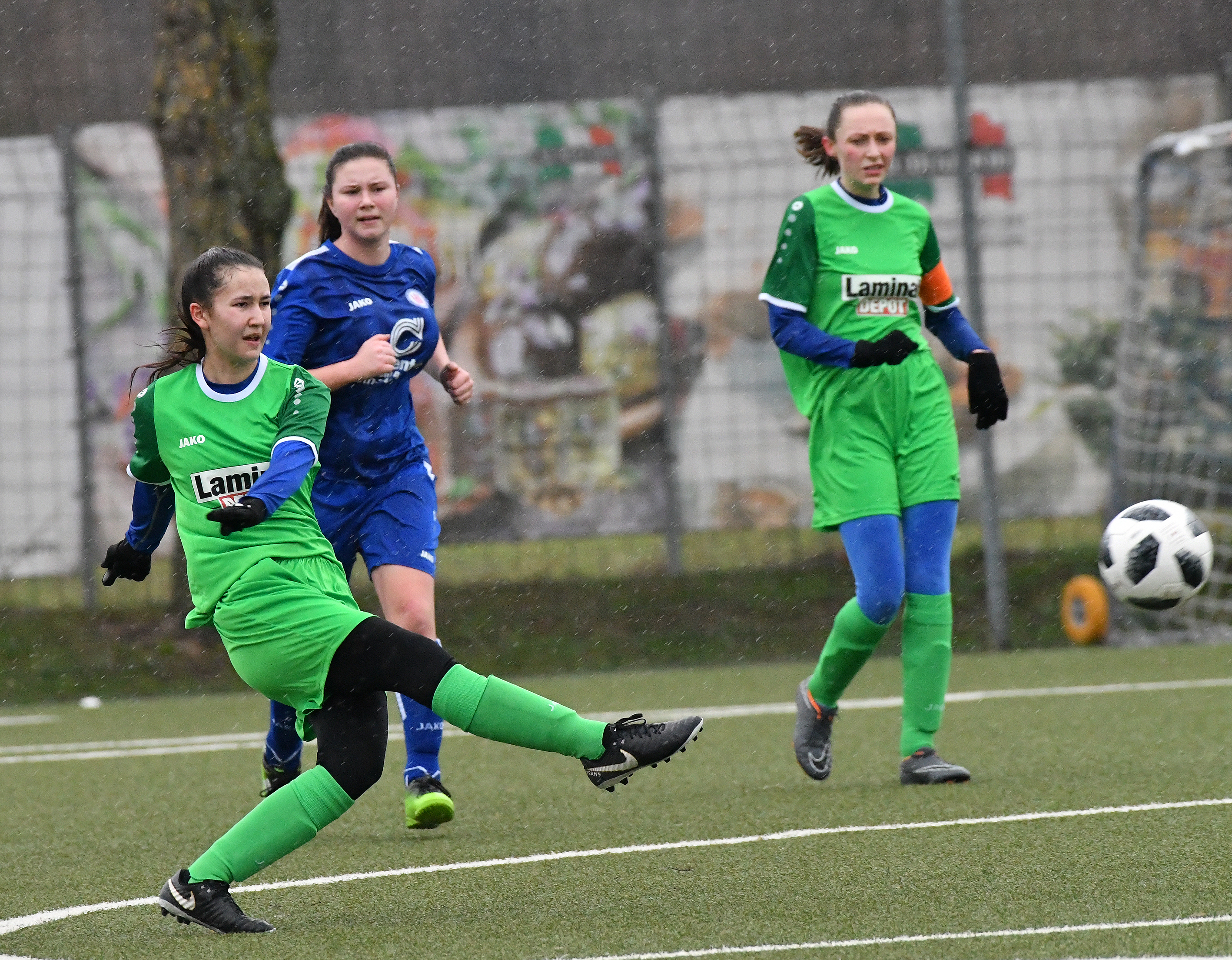Die Mintarder U17 Mädchen erreichten im Niederrheinpokal das Viertelfinale.
Foto: Bangert