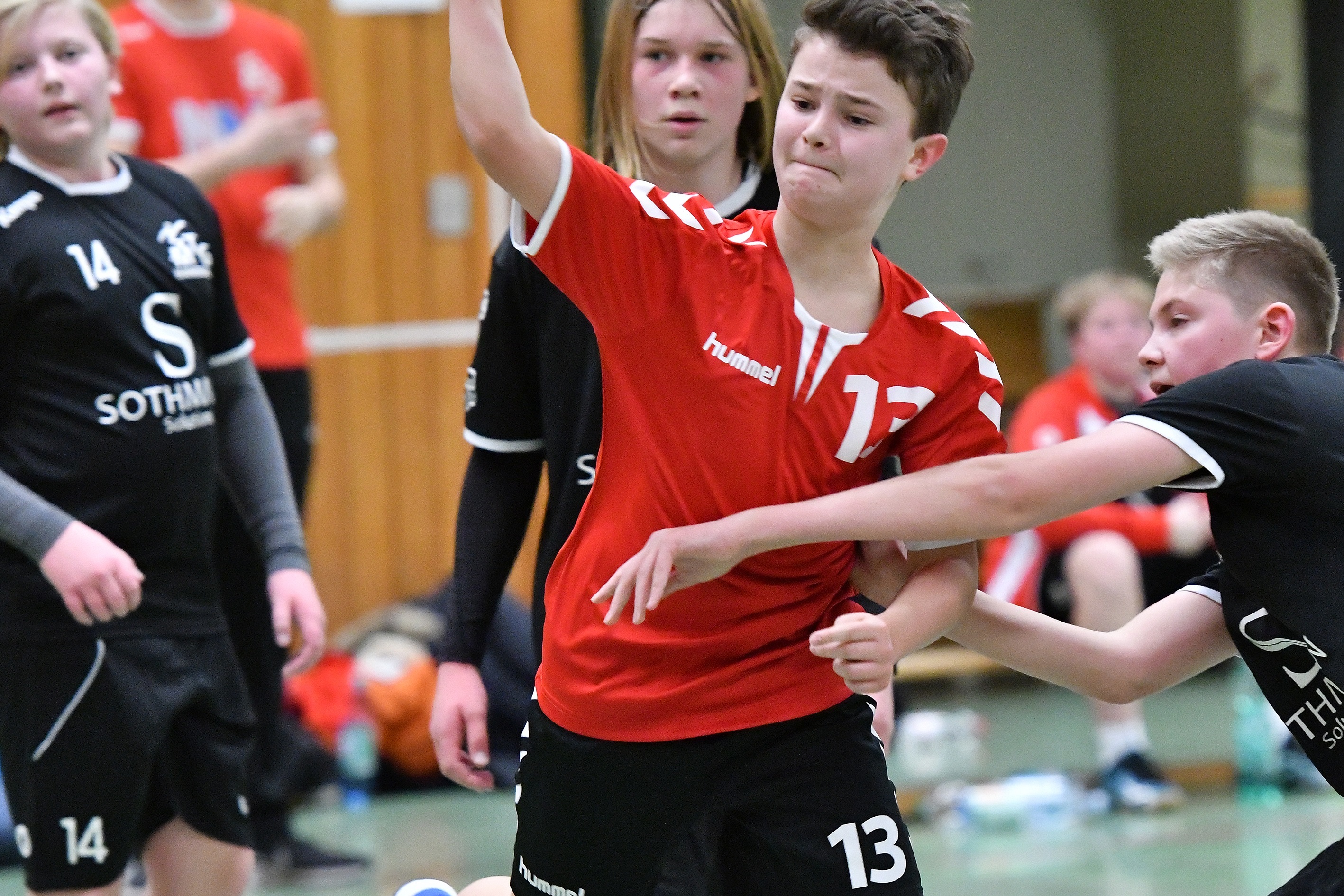 Mit 33:20 konnten die Kettwiger C-Junioren gegen Überruhr gewinnen.
Foto: Bangert