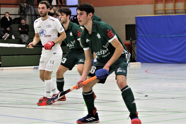 Elian Mazkour sammelte auch schon bei den Herren des HTCU in der Halle Erfahrung.