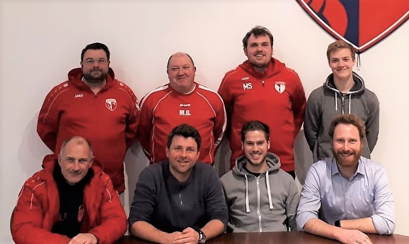 Der Jugendausschuss des SC Werden-Heidhausen mit Michael Stein, Markus Graf, Marcel Schäfer, Carsten Haarmann, Roland Vorholt, Sebastian Paas, Moritz Schwan und Tim Gärtner.
Foto: privat