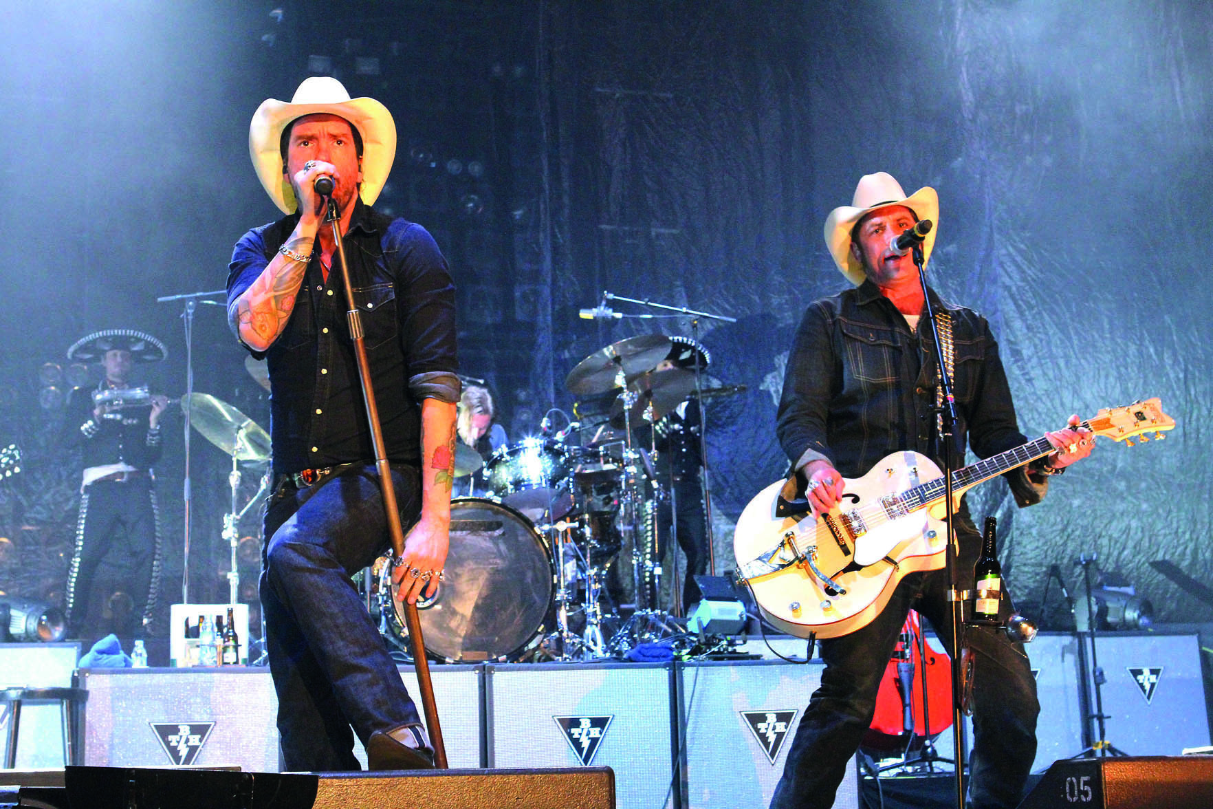 The BossHoss bei ihrem letzten Auftritt in Oberhausen. Archivfoto: Carsten Walden