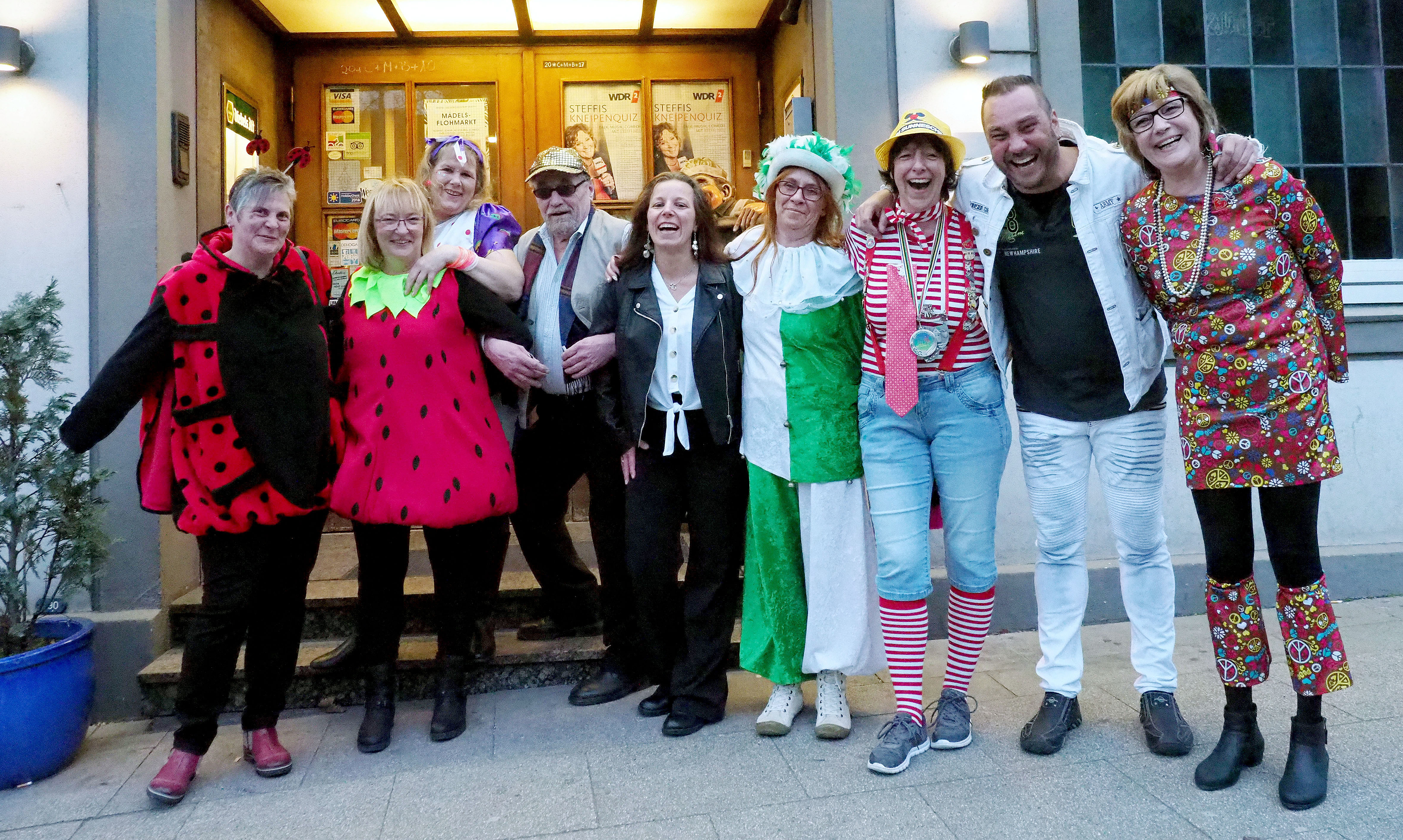 Die Jecken hatten beim Hausfrauennachmittag viel Spaß.
