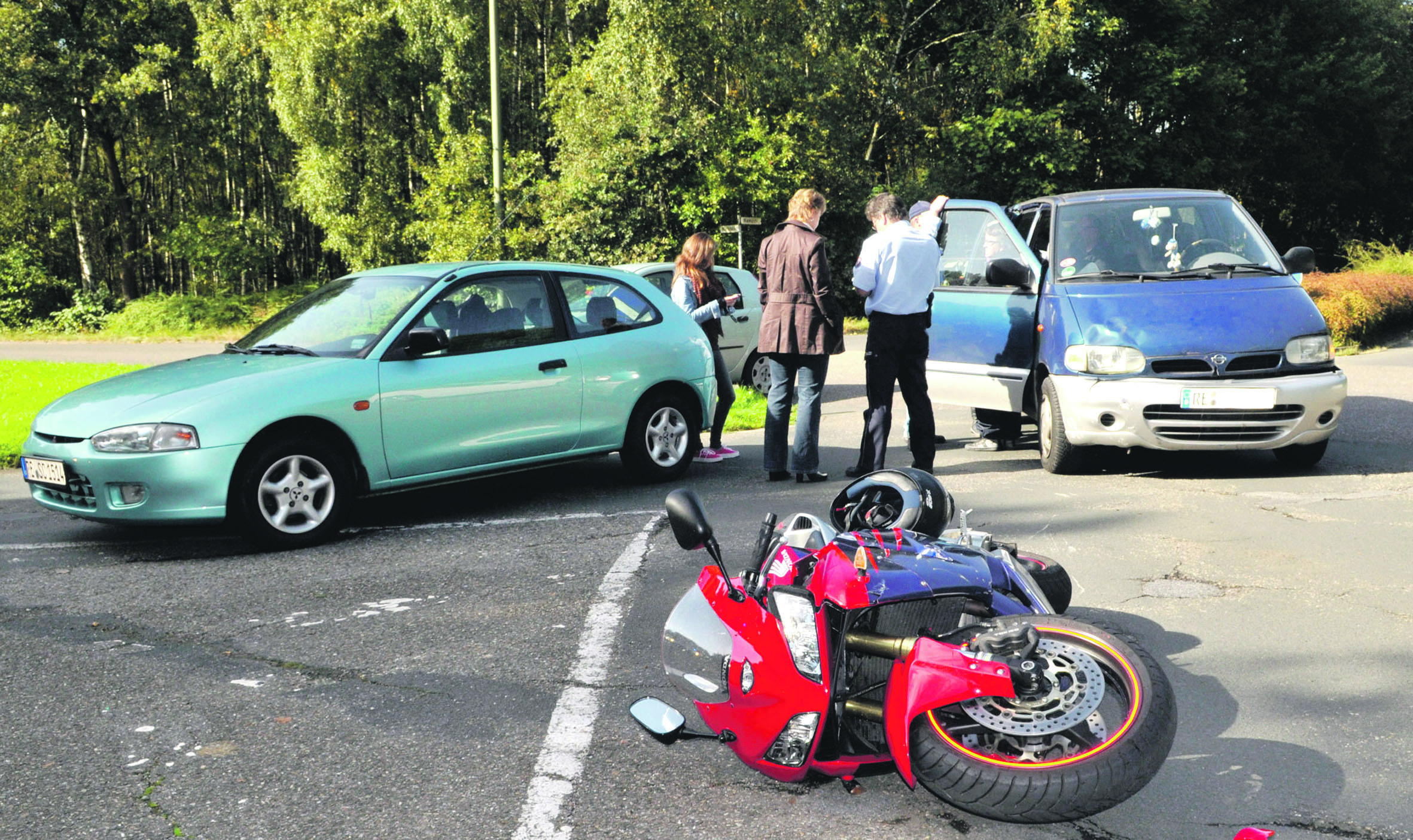 Was tun, wenn's gekracht hat? Einen Erste-Hilfe-Kurs für Motorradfahrer bietet der Kirchenkreis Gladbeck-Bottrop-Dorsten an.