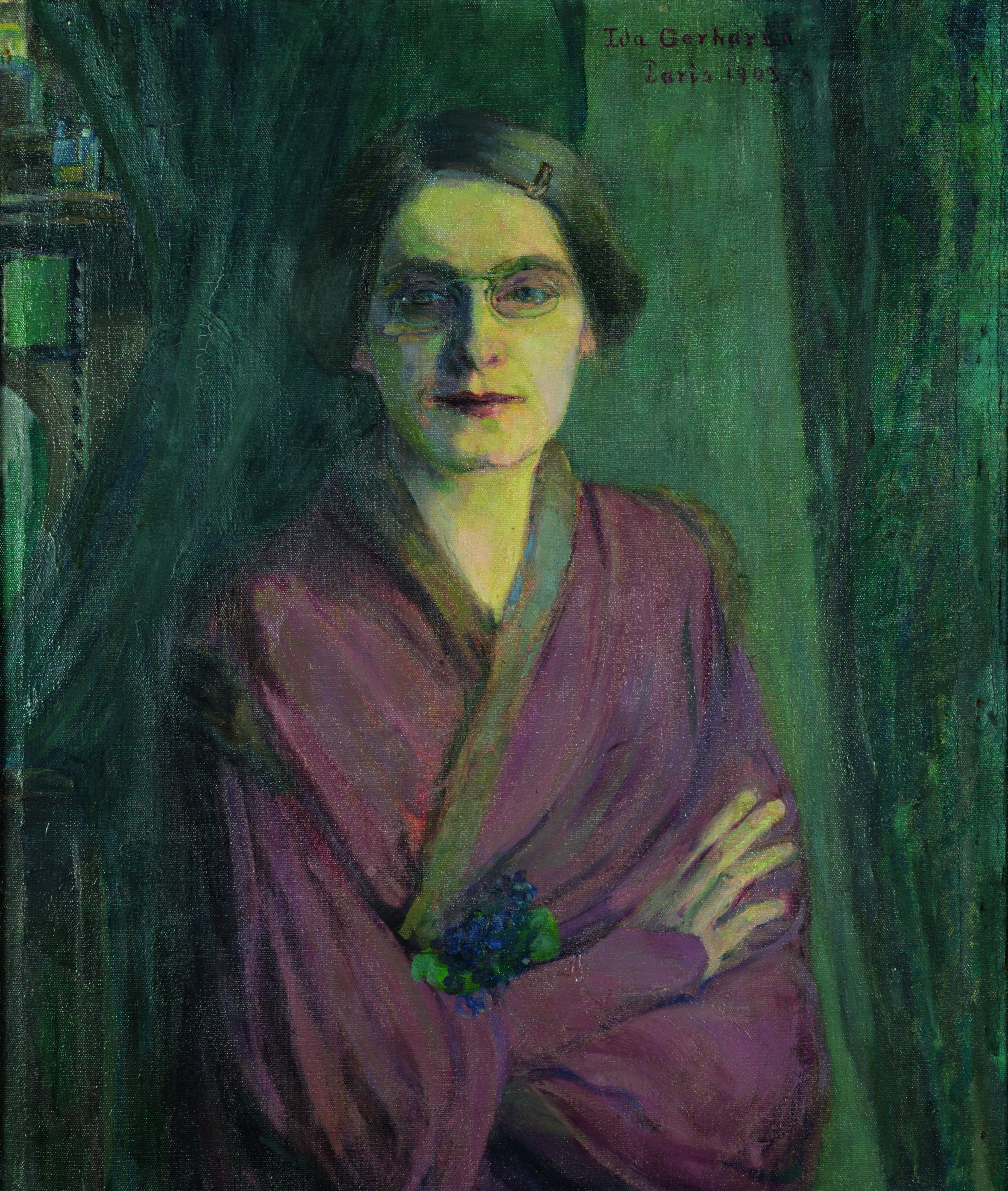 Ida Gerhardi, Frauenbildnis, 1903, Öl auf Leinwand, 72 x 60 cm, Märkisches Museum Witten