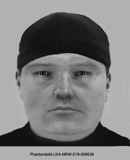 Mit diesem Phantombild fahndet die Polizei nach dem Verdächtigen.