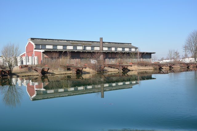 Relikte der ehem. Schiffswerft Radour am Kanalhafen... | Foto: Archiv Kocbeck