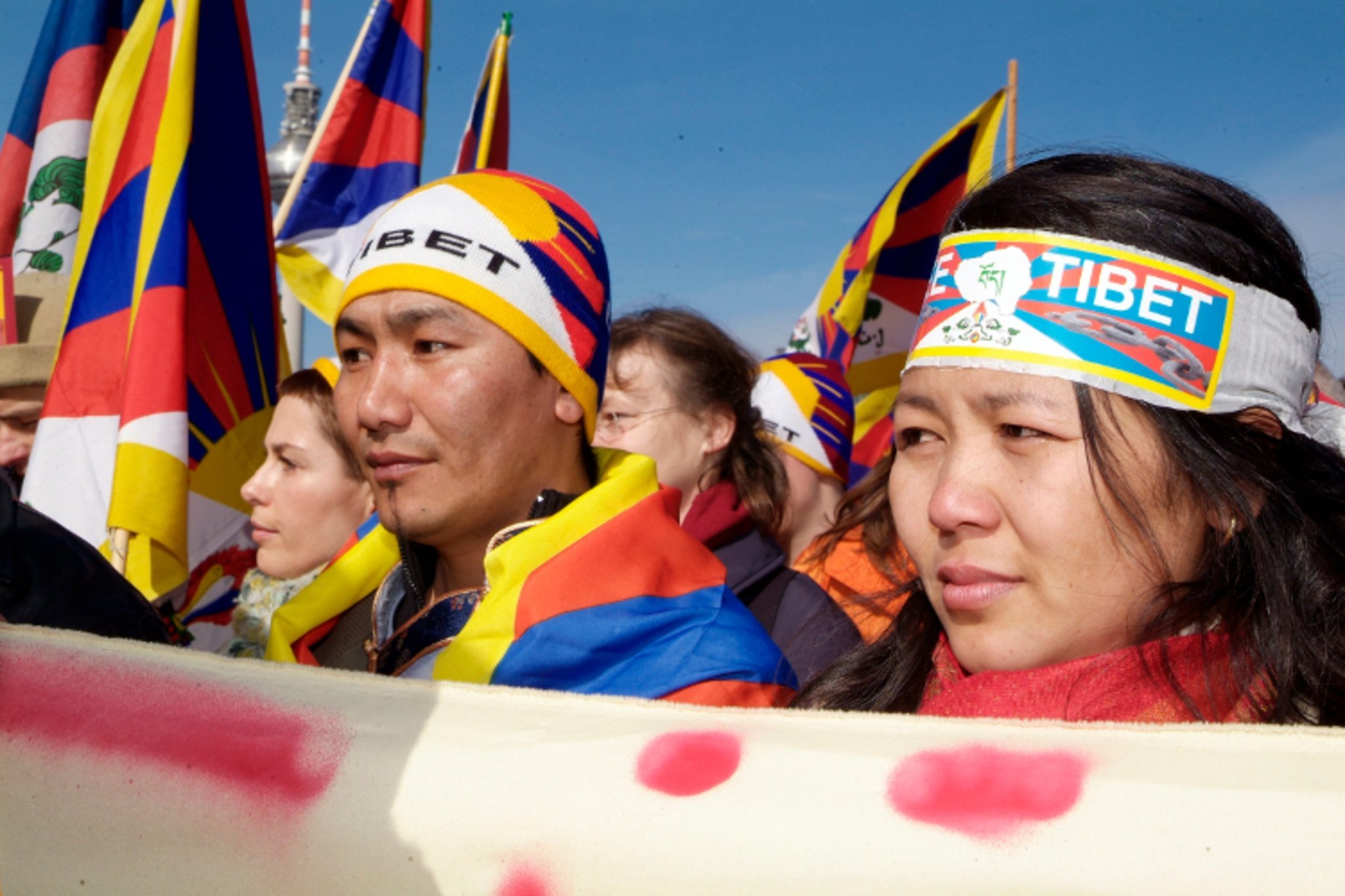 Der Kreis Unna zeigt Flagge für Tibet. LK-Archiv: Tibet Initiative