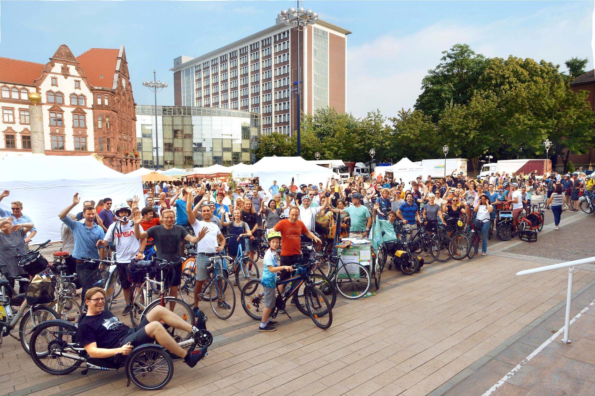 Die Volksinitiative „Aufbruch Fahrrad“ möchte über Möglichkeiten, Herausforderungen und Probleme die sich durch für die tägliche berufliche Mobilität ergeben, aufmerksam machen. Archiv-Foto: Schmitz