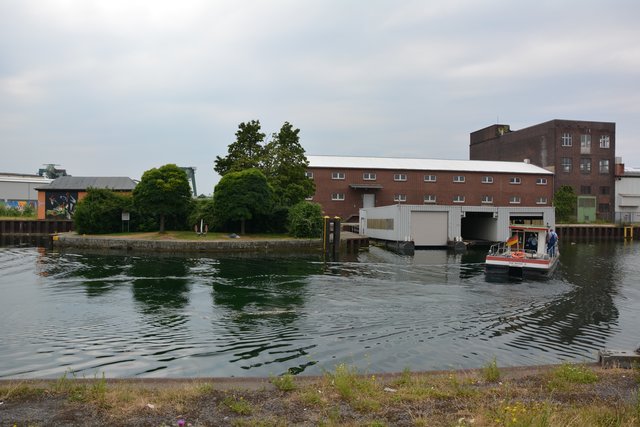 Standort der ehem. Drehbrücke an der Drehbrückenstraße... | Foto: Archiv Kocbeck
