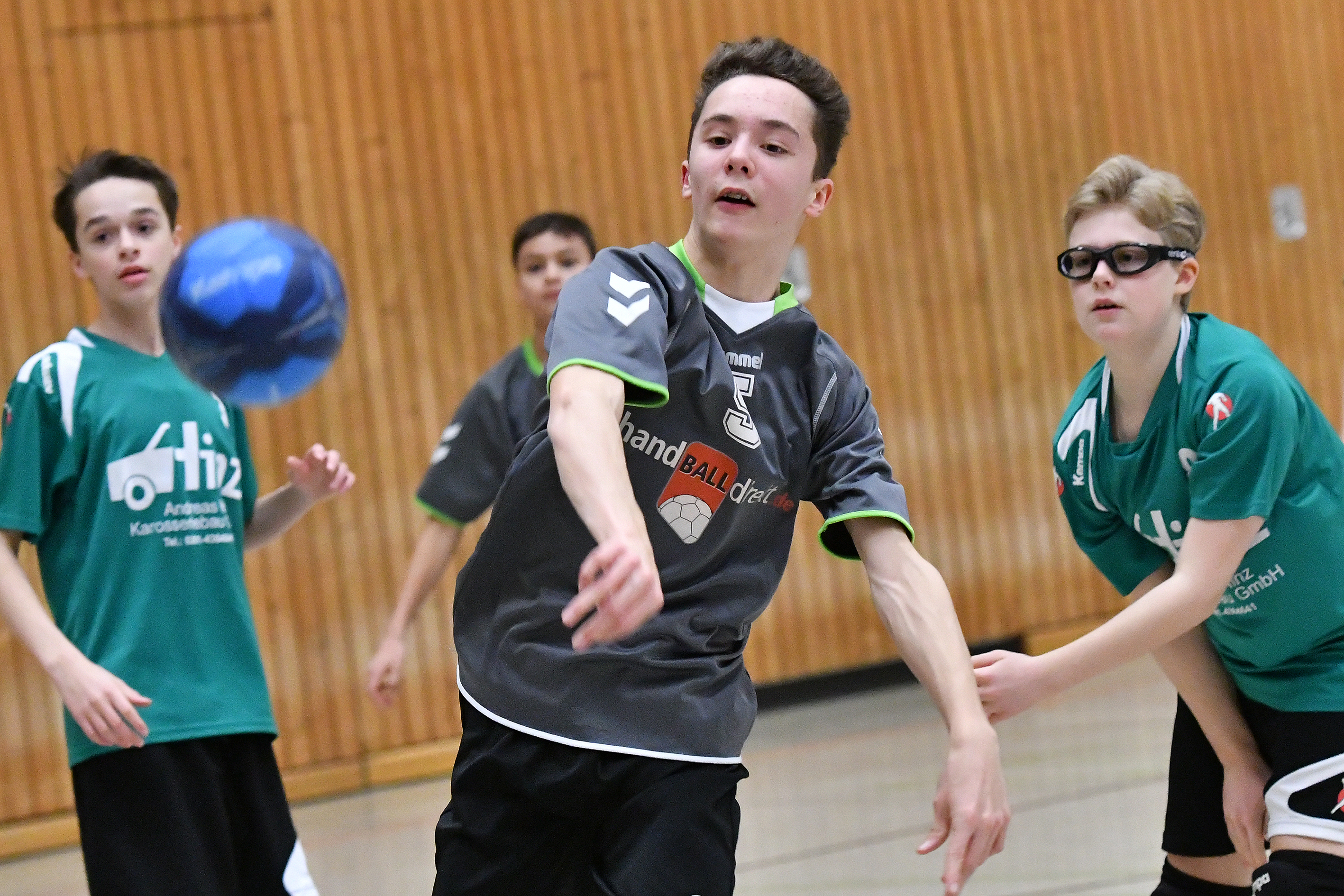 Die Werdener Handballer zeigten sich deutlich verbessert.
Foto: Bangert