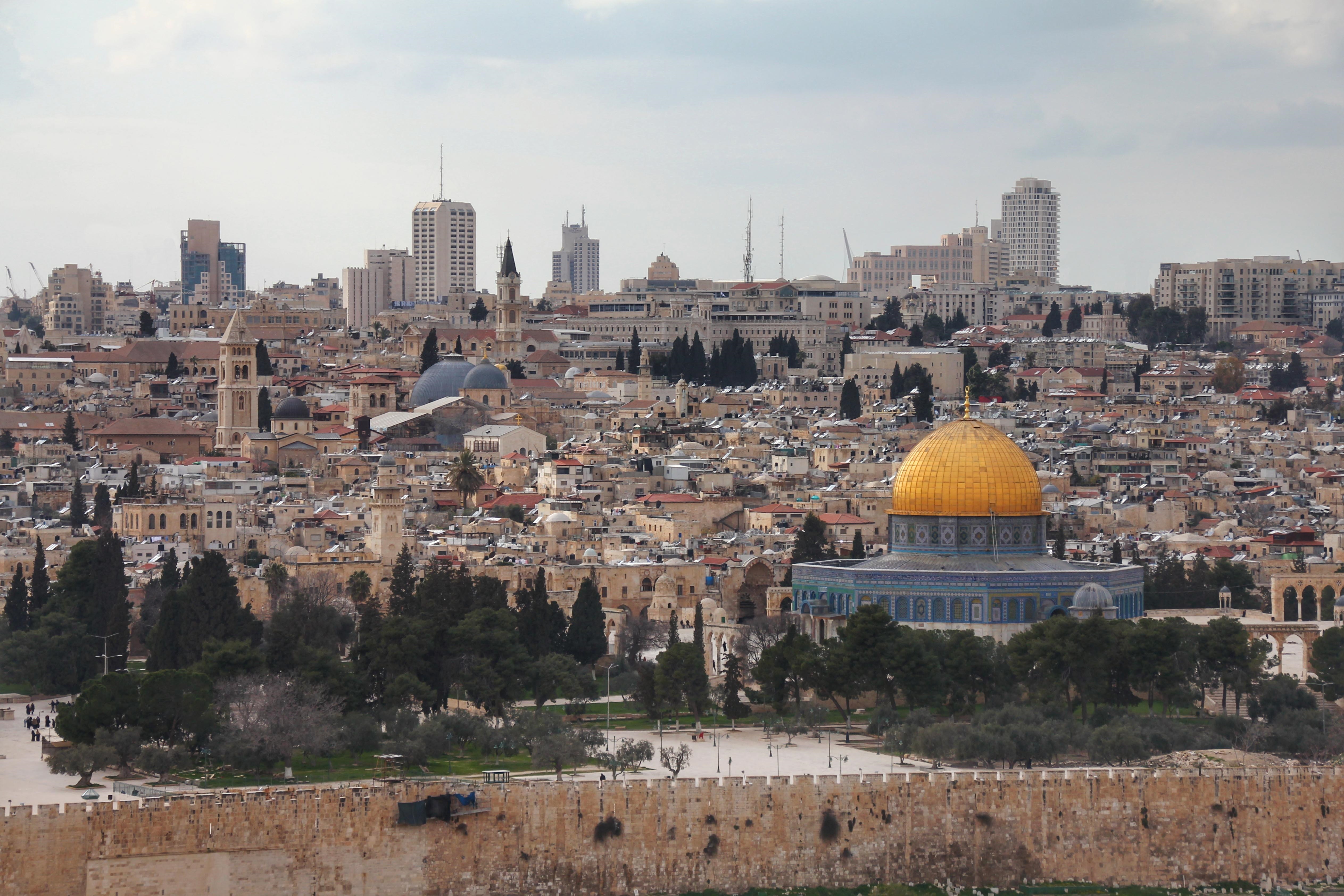 Blicke auf die Altstadt von Jerusalem