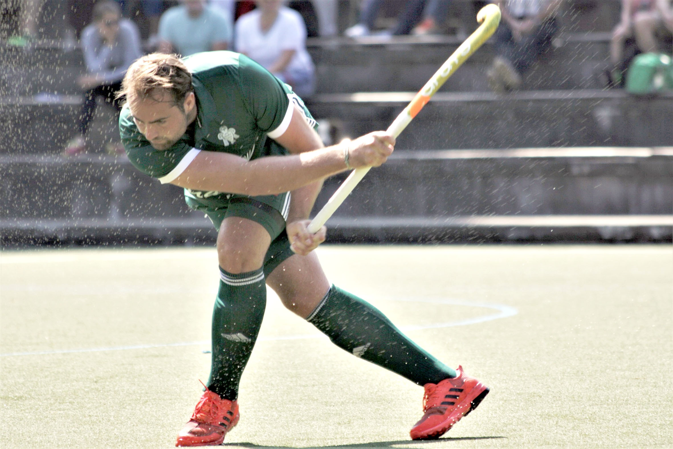 Nationalspieler Tobias Matania in Aktion.