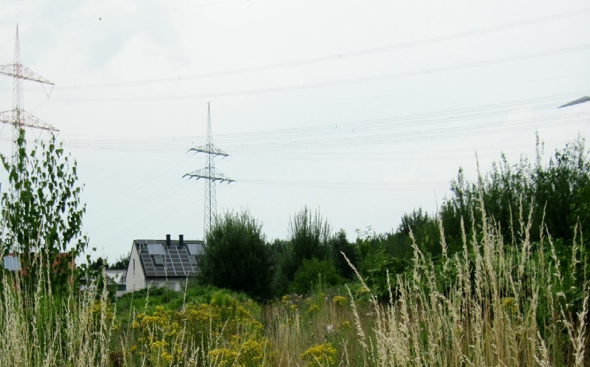 Wohnen neben Hochspannung