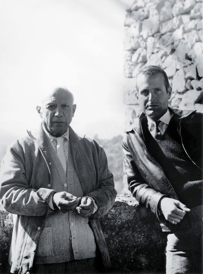 Pablo Picasso (links) und John Richardson (rechts), La Californie (Picassos Villa in Cannes) 1959, Foto: Copyright: Jacqueline Picasso (Jacqueline Roque)
- Foto: 2