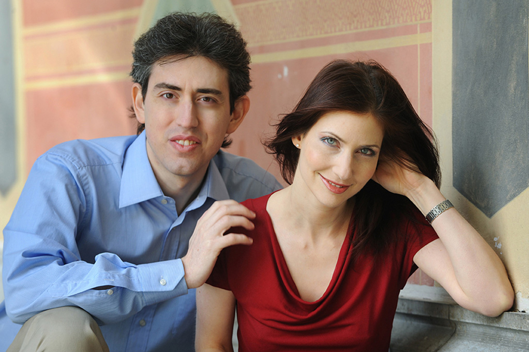 Klavierduo Sivan Silver und Gil Garburg.