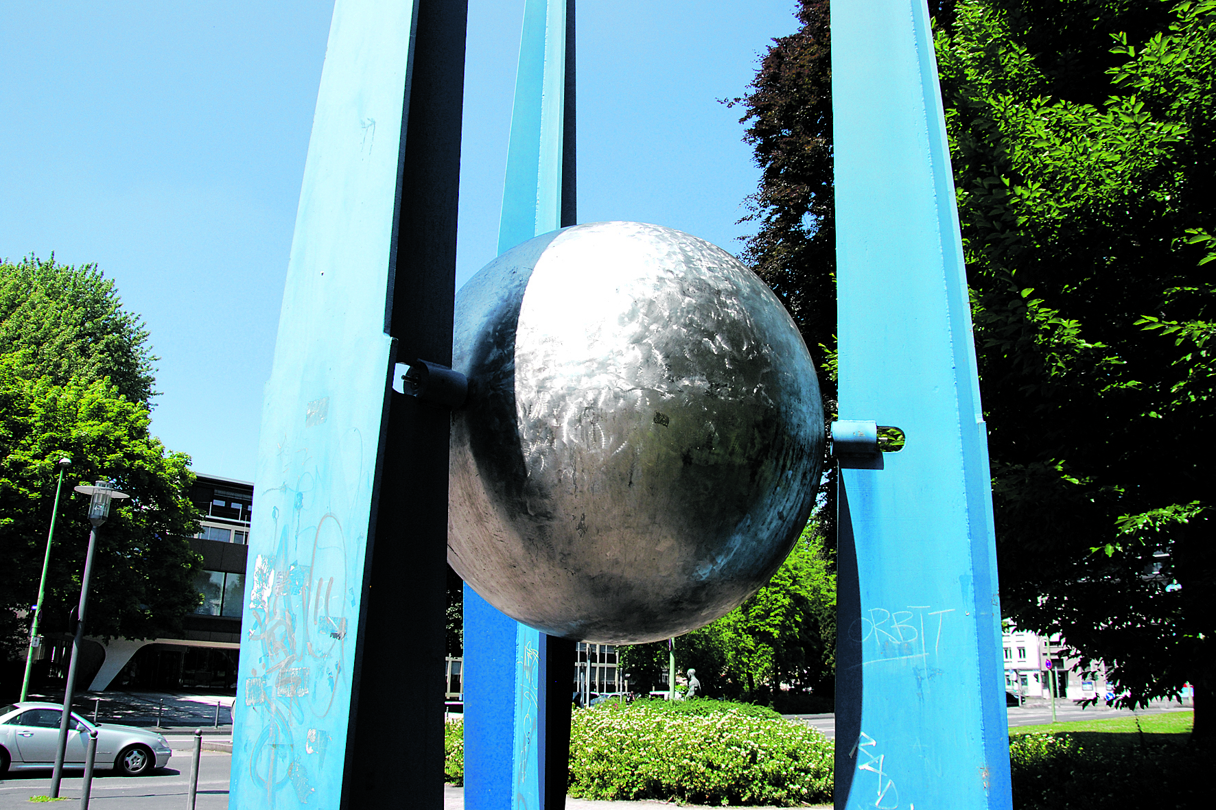 Das Hagener Planetenmodell im Volkspark.