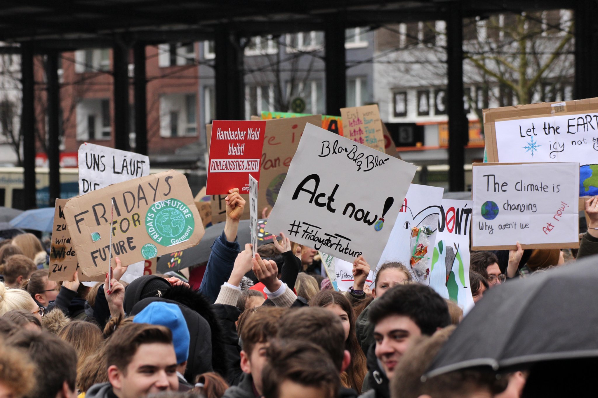 #fridaysforfuture heute Vormittag in Hagen.