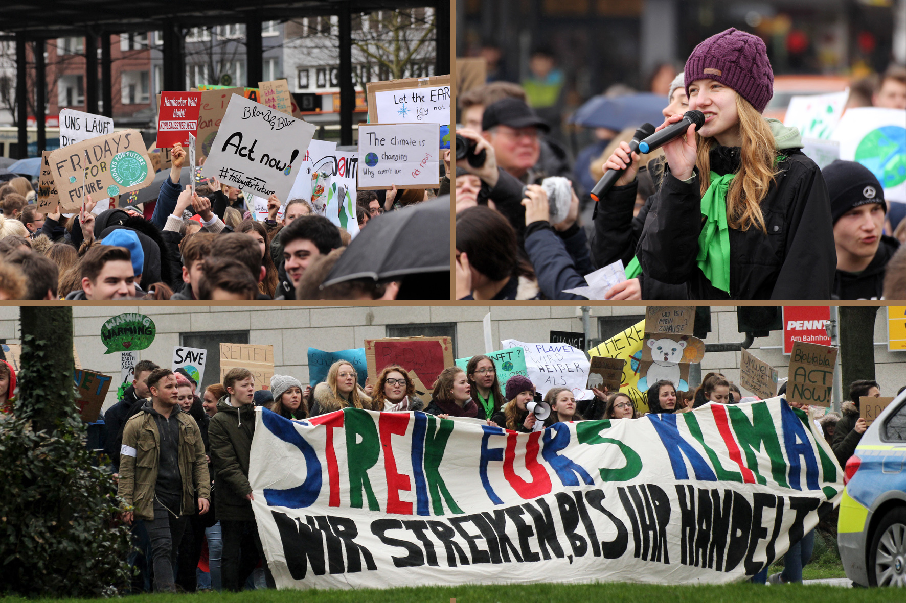 Hunderte Schülerinnen und Schüler gingen am heutigen Freitag in Hagen auf die Straße um sich für Klimaschutz stark zu machen und ein Zeichen zu setzten. Die "Fridays of Future"-Demo hat der Stadtanzeiger Hagen in der folgenden Bildergalerie festgehalten.