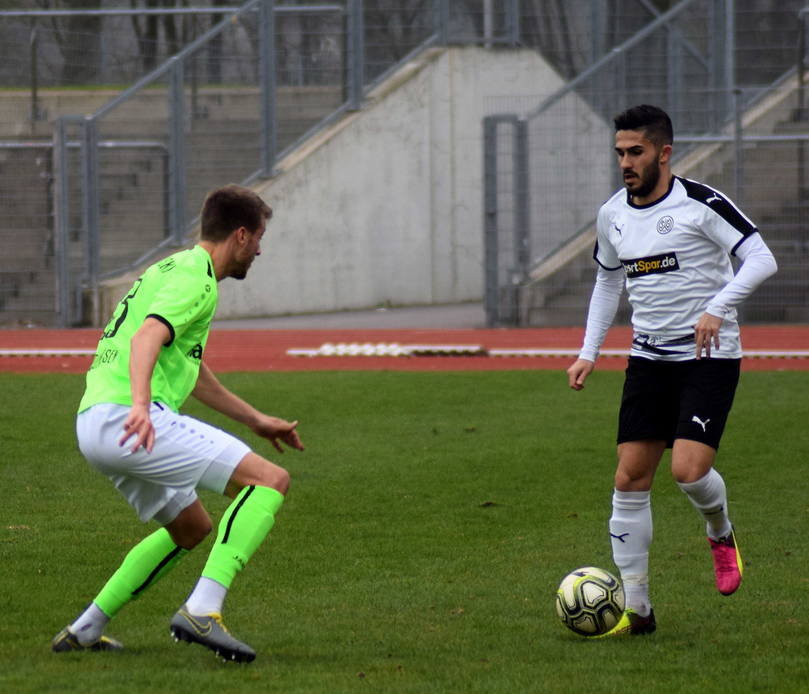 Emre Yesilova (rechts) hatte die SGW früh in Führung gebracht. Foto: Peter Mohr