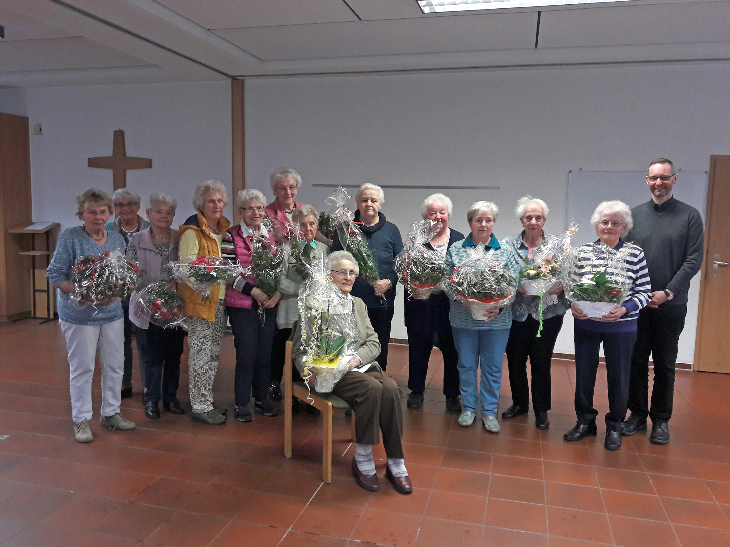 Jubilarehrunge der Ev. Frauenhilfe im Gemeindehaus Brechten.