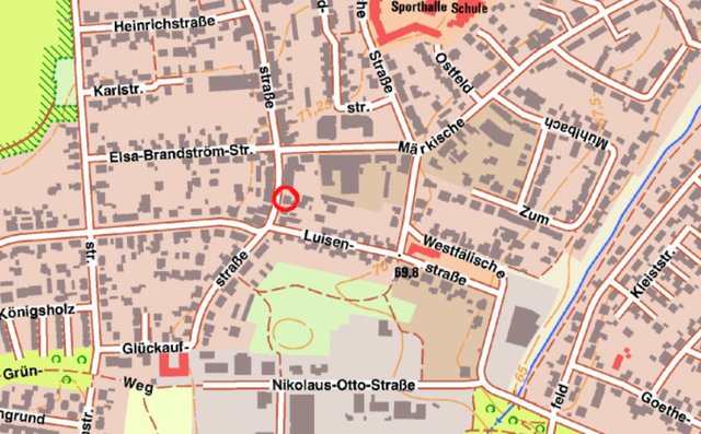 Ortskundige Verkehrsteilnehmer werden gebeten, die Mittelstraße möglichst weiträumig zu umfahren.