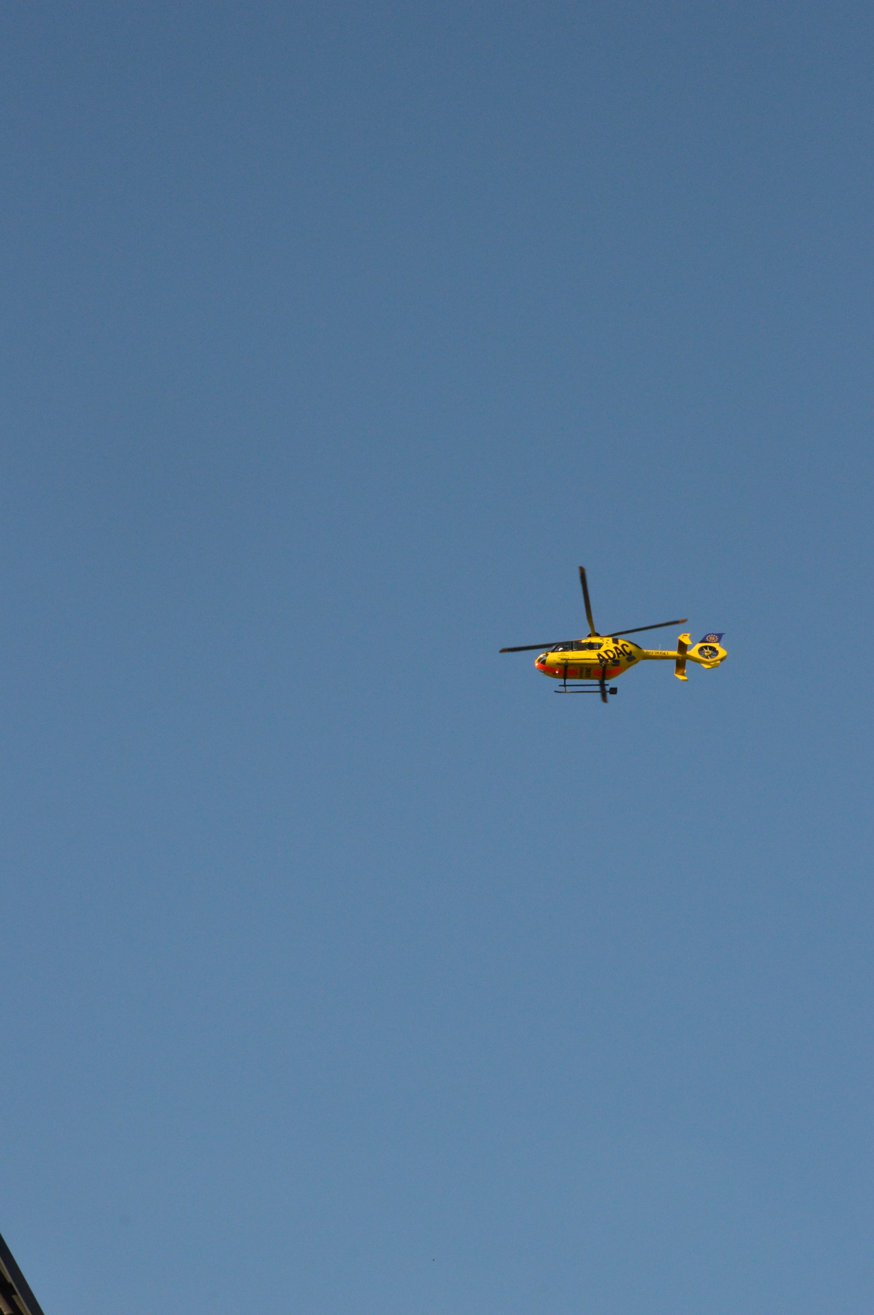 Rettungshubschrauber im Anflug