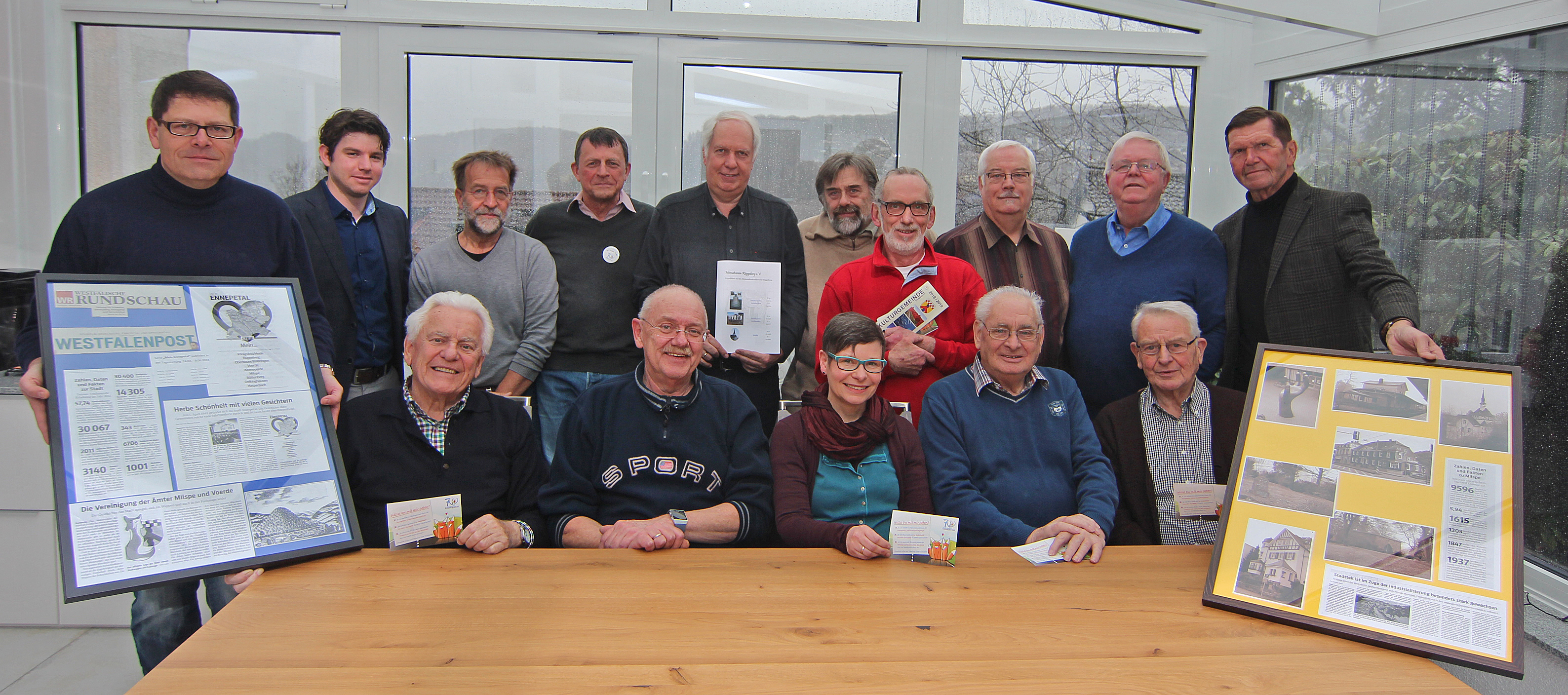 Von diesen engagierten Menschen wurden die Veranstaltungen zum "runden Geburtstag" vorbereitet.