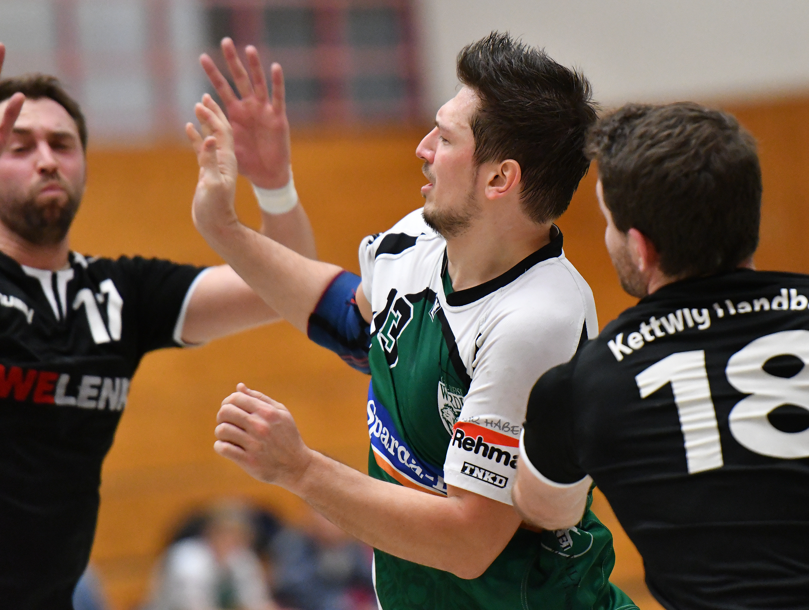 Mats Wiedemann war wieder an Bord und warf neun Tore.
Foto: Bangert