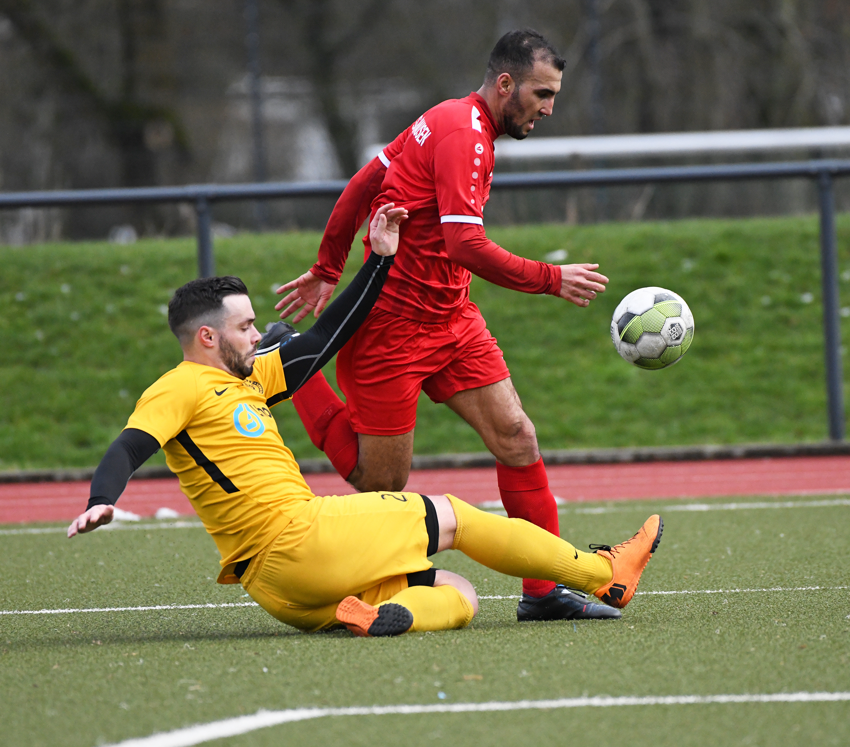 Mit dem 2:0 durch Khalid Waziri war die Partie gegen Leithe quasi schon entschieden.
Foto: Bangert
