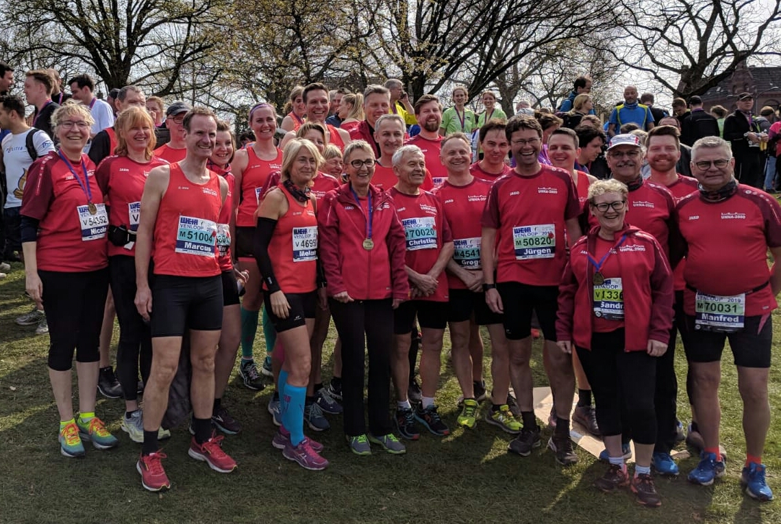 Super erfolgreich beim Venloop 2019: Das Team der Laufsportfreunde Unna.