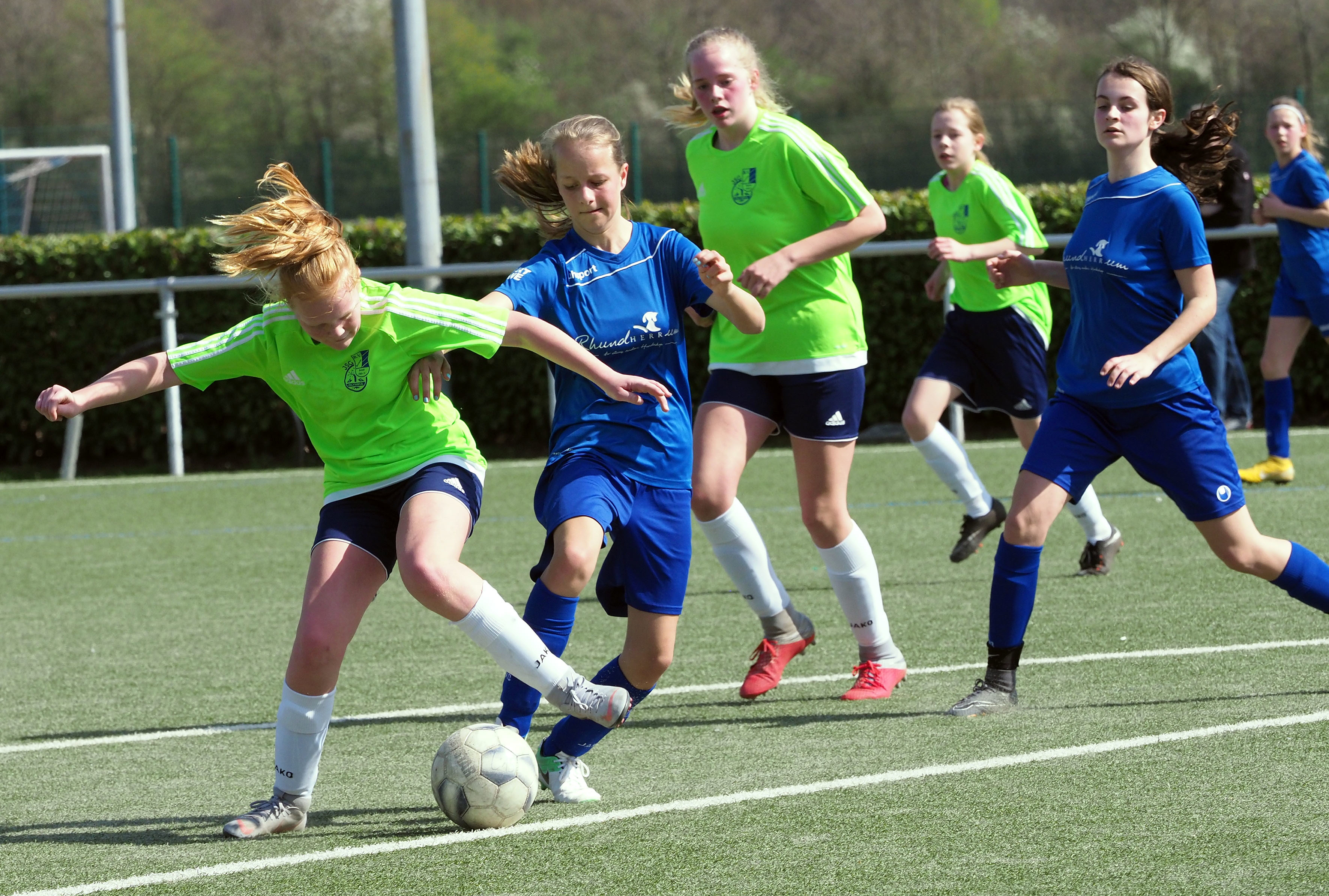 Die Mintarder U15 Mädchen konnten auch ihr 14. Saisonspiel gewinnen.
Foto: Gohl