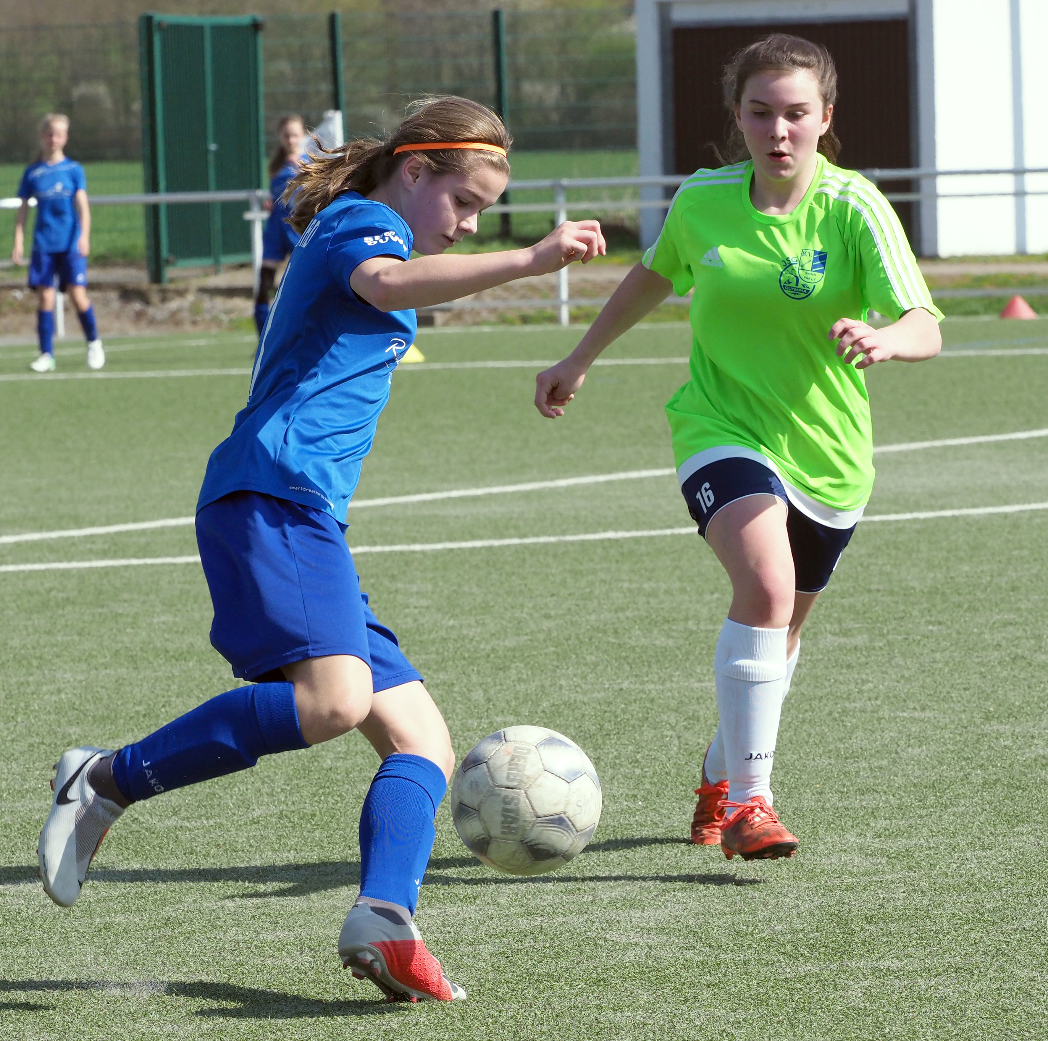 Greta Grüning steuerte gegen Bocholt fünf Treffer bei.
Foto: Gohl