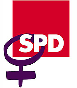 Das Logo der Arbeitsgemeinschaft sozialdemokratischer Frauen (AsF).