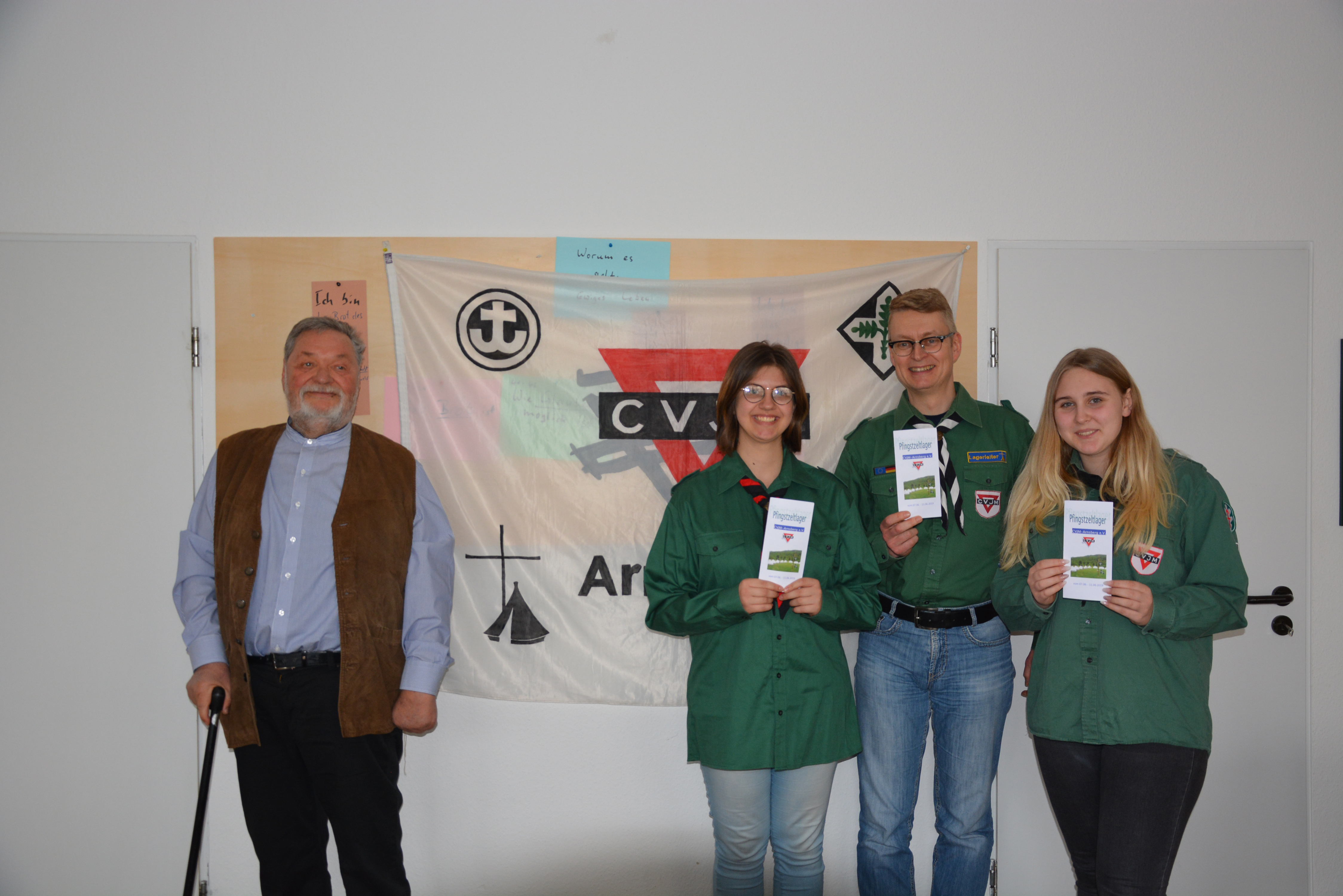 V.l.: Wolfgang Ploog, Tabea Schmidt, Thorsten Meier und Lara Kayser.