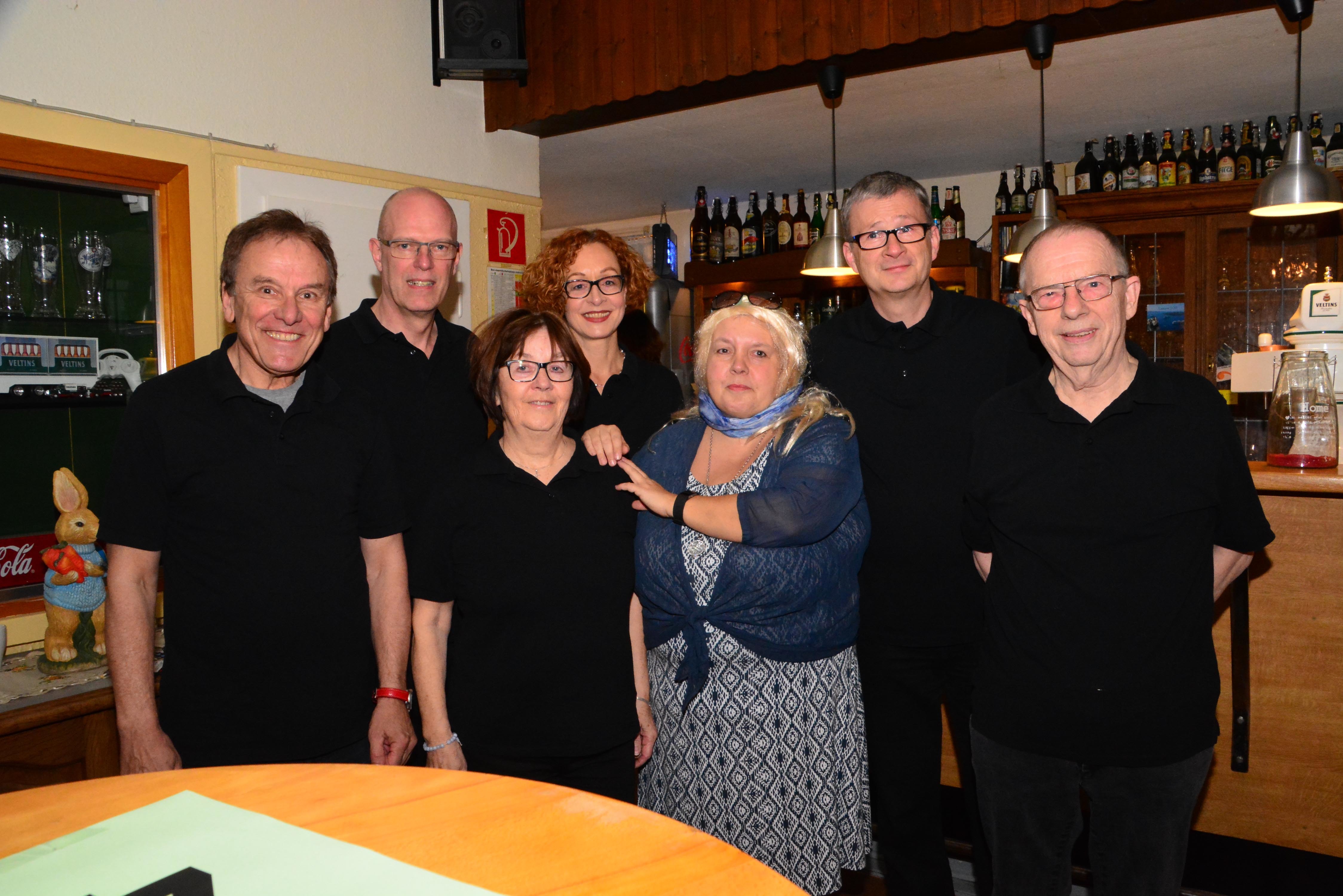 Burkhard Berens, Meinolf Rennebaum, Astrid Kallweit, Gabi Schumann, Bibs Lesniak, Frank W. Kallweit, Norbert Rickenbrock