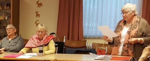 Die Autoren des Cafe LeseLust 60 plus im April 2019:
v.l.: Gerhard Sickert, Beate Caßau und Renate Schmitt-Peters.