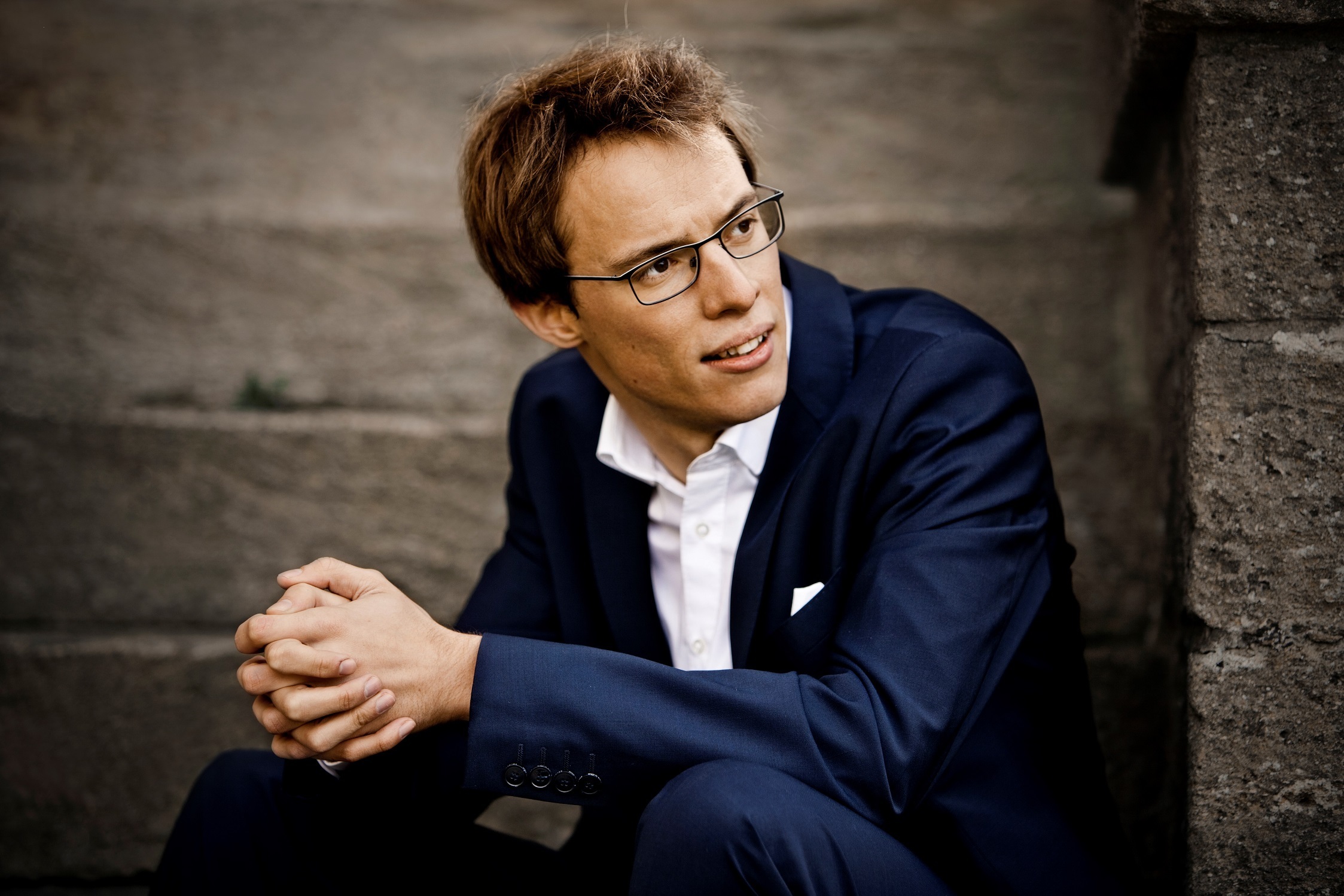 Johannes Lang ist Bach-Preisträger und Gewinner des Deutschen Musikwettbewerbs. In der Villa Hügel brachte er die Orgel zum Erklingen.