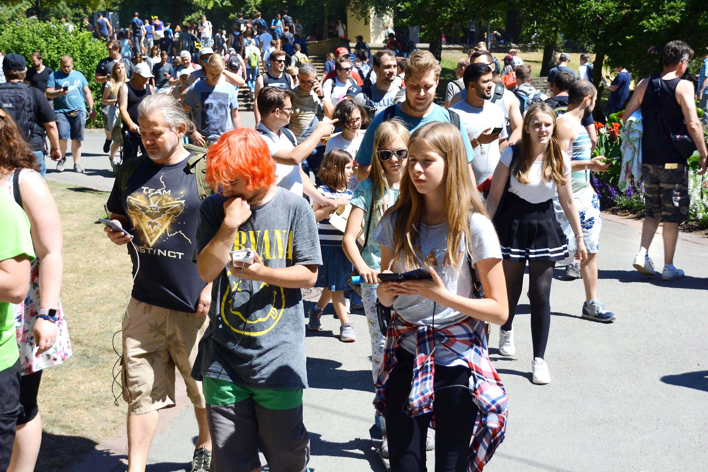 Im Juli sind im Westfalenpark wieder die Pokemon-Jäger unterwegs.