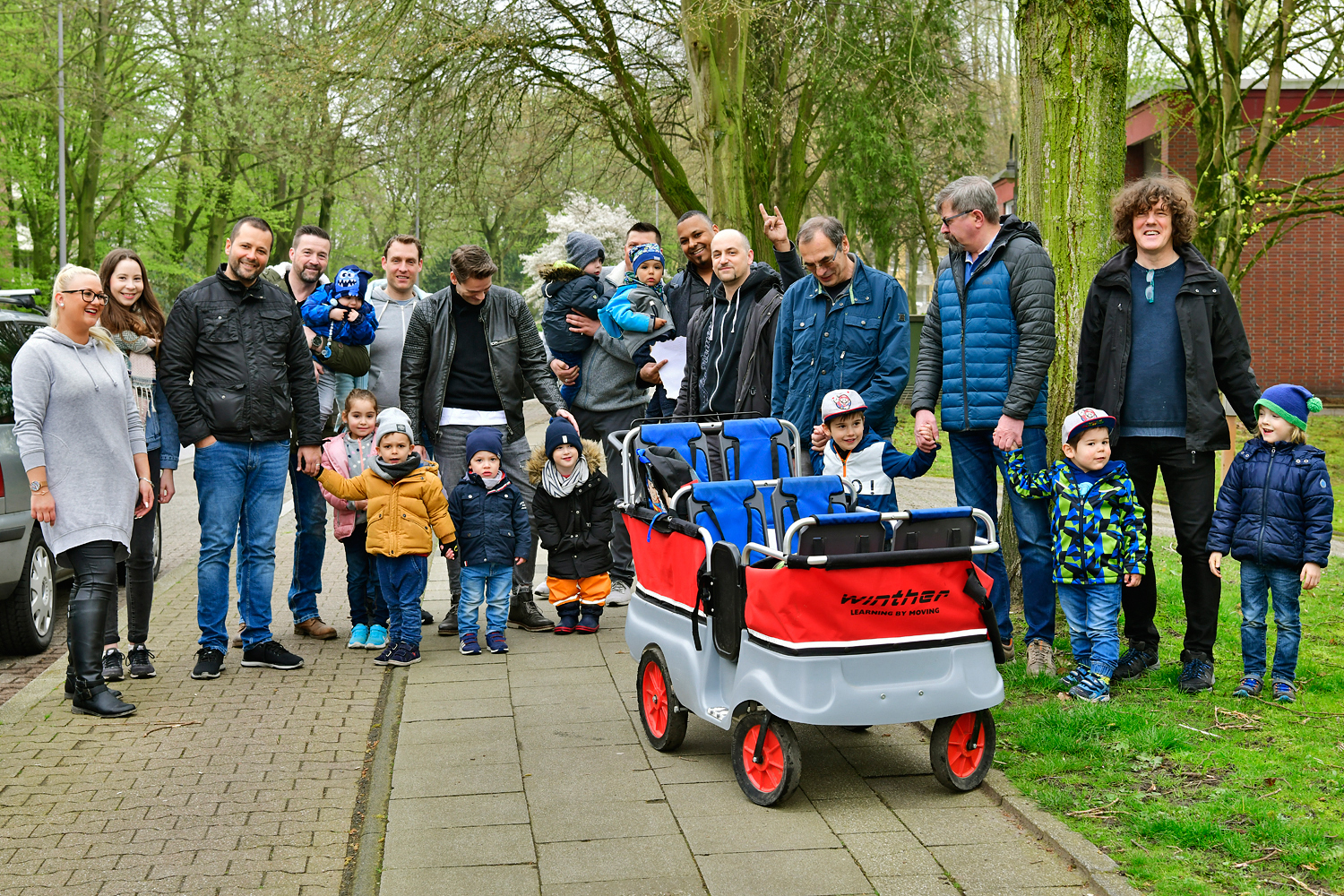 Gute Laune war wieder angesagt beim "Vätertag" der AWO-Kindertageseinrichtung Rentfort-Nord.
